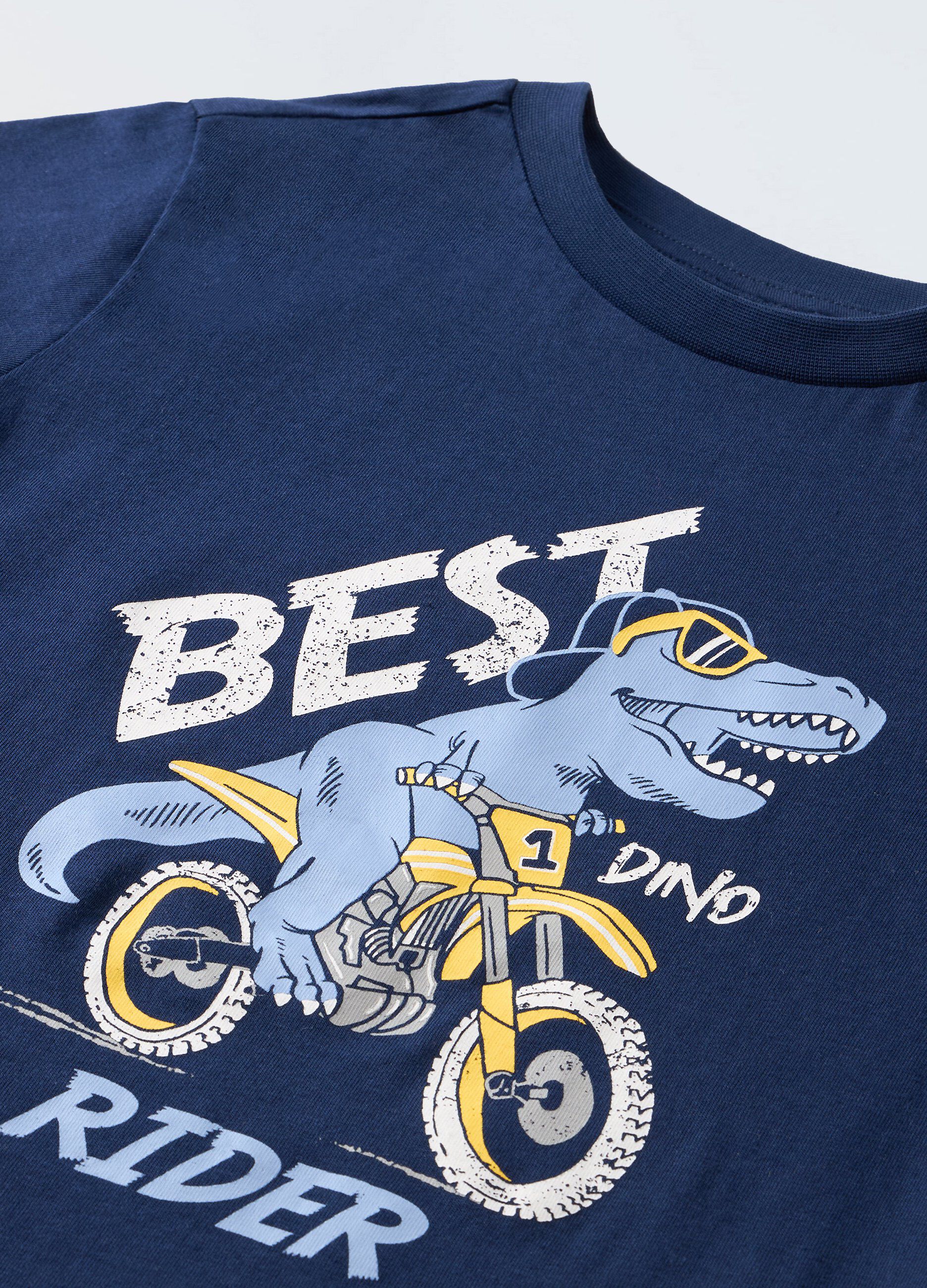 T-shirt in puro cotone con stampa bambino_1