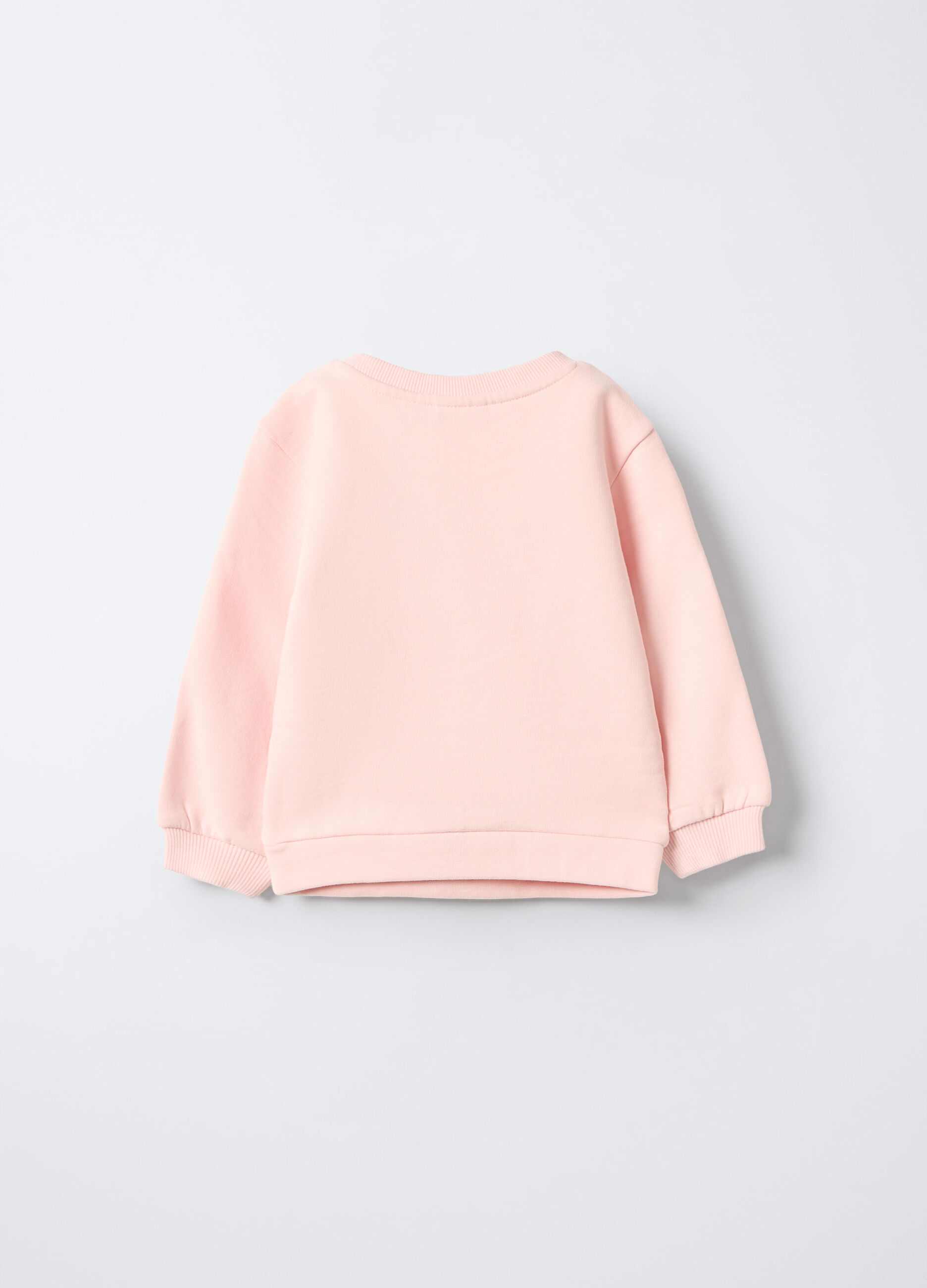 Felpa Fit Over in puro cotone bimba_1