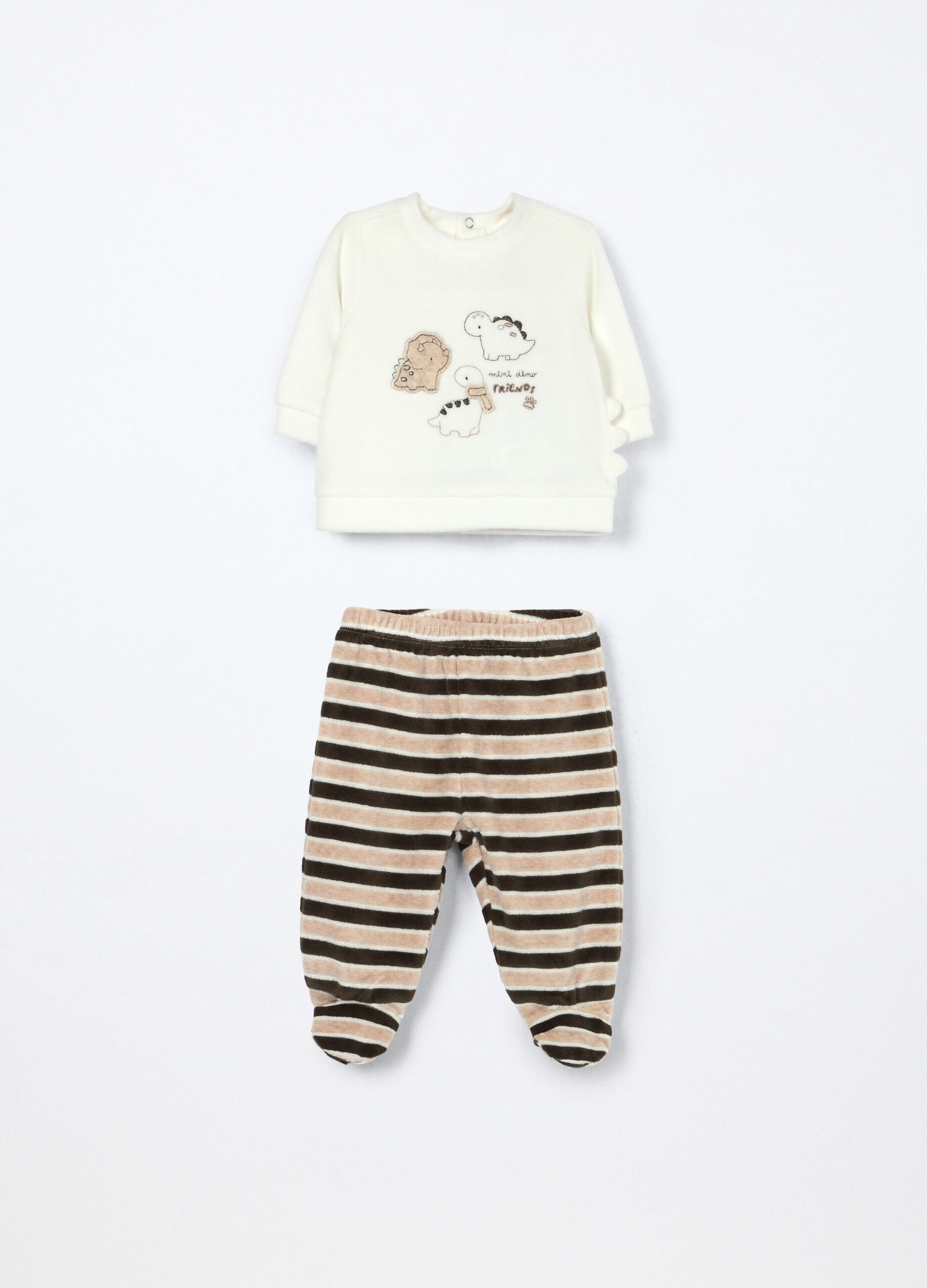 Set velour misto cotone neonato_0