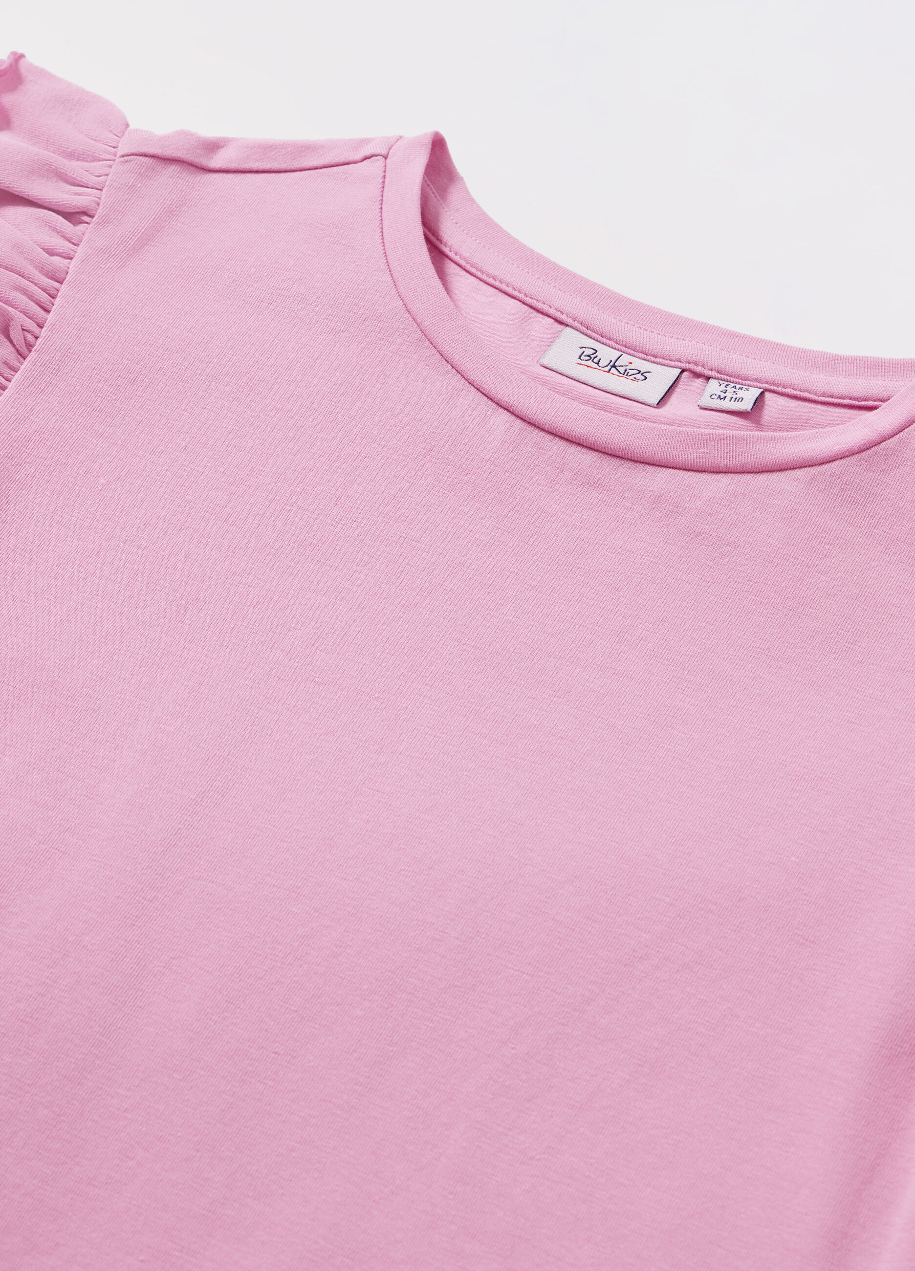 T-shirt in cotone stretch bambina_1