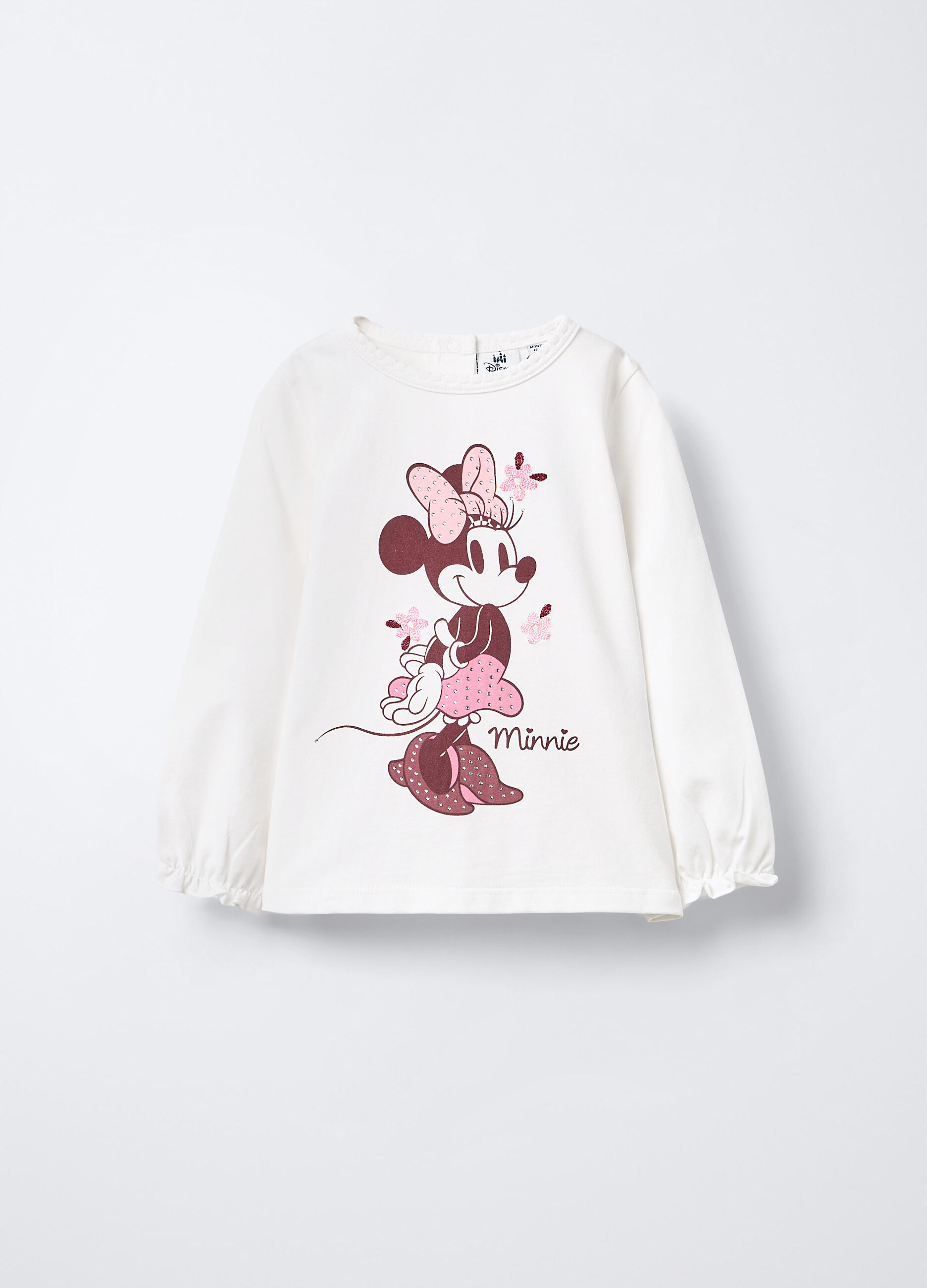 T-shirt Disney in jersey di cotone stretch bimba_0
