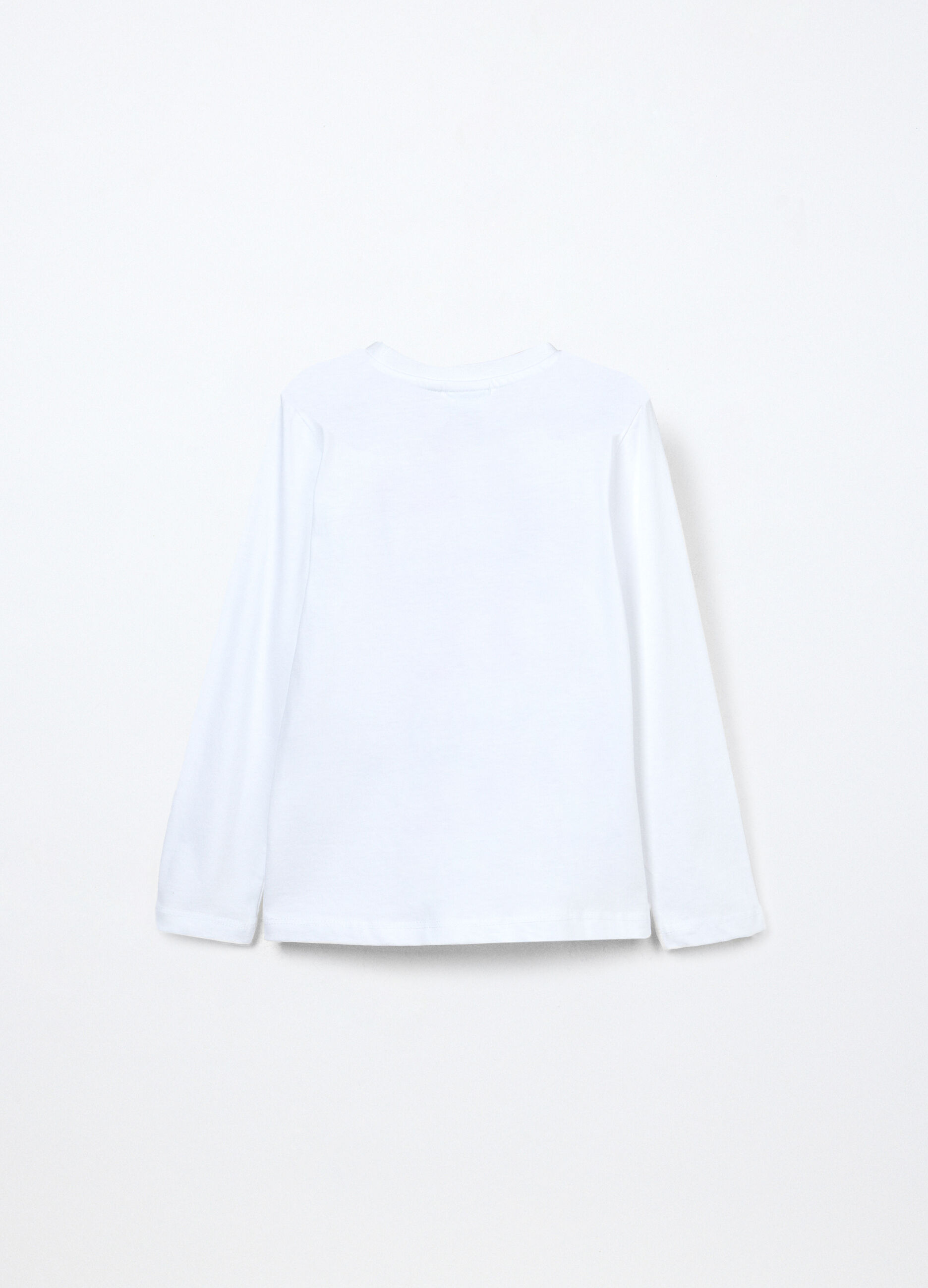 T-shirt in jersey di puro cotone bambina_1