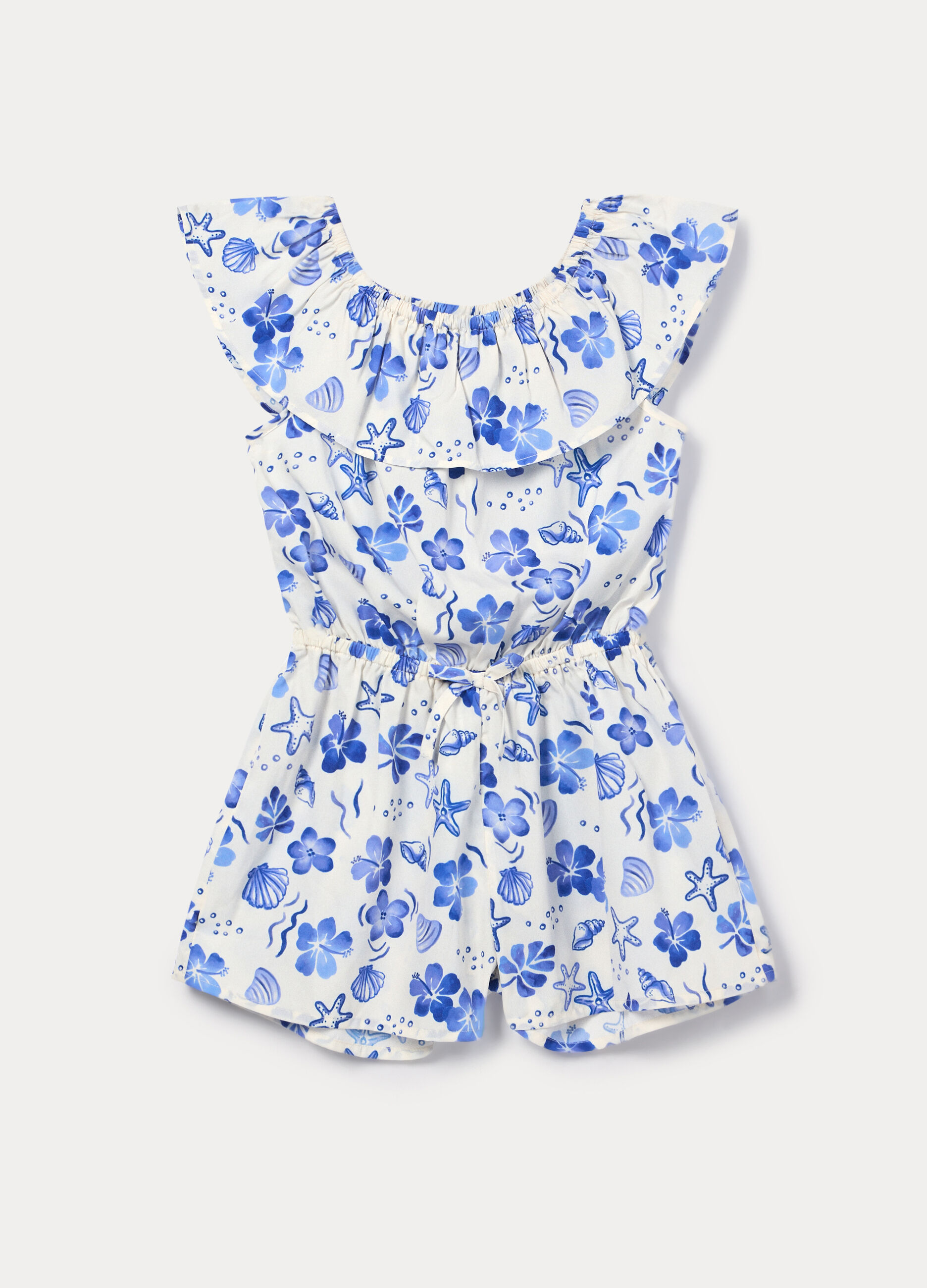 Tutina crepe floreale bambina_0