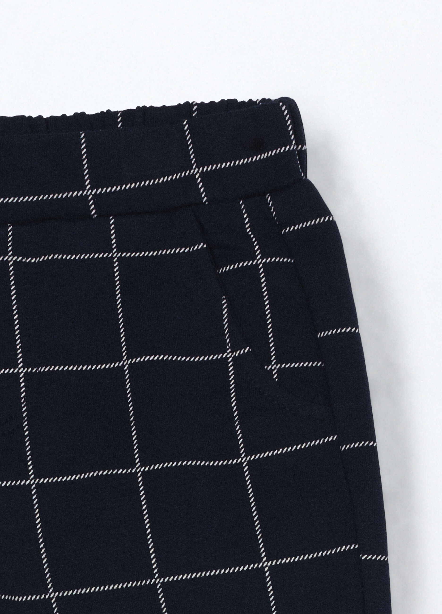 Pantaloni in cotone fleece stretch neonato_2