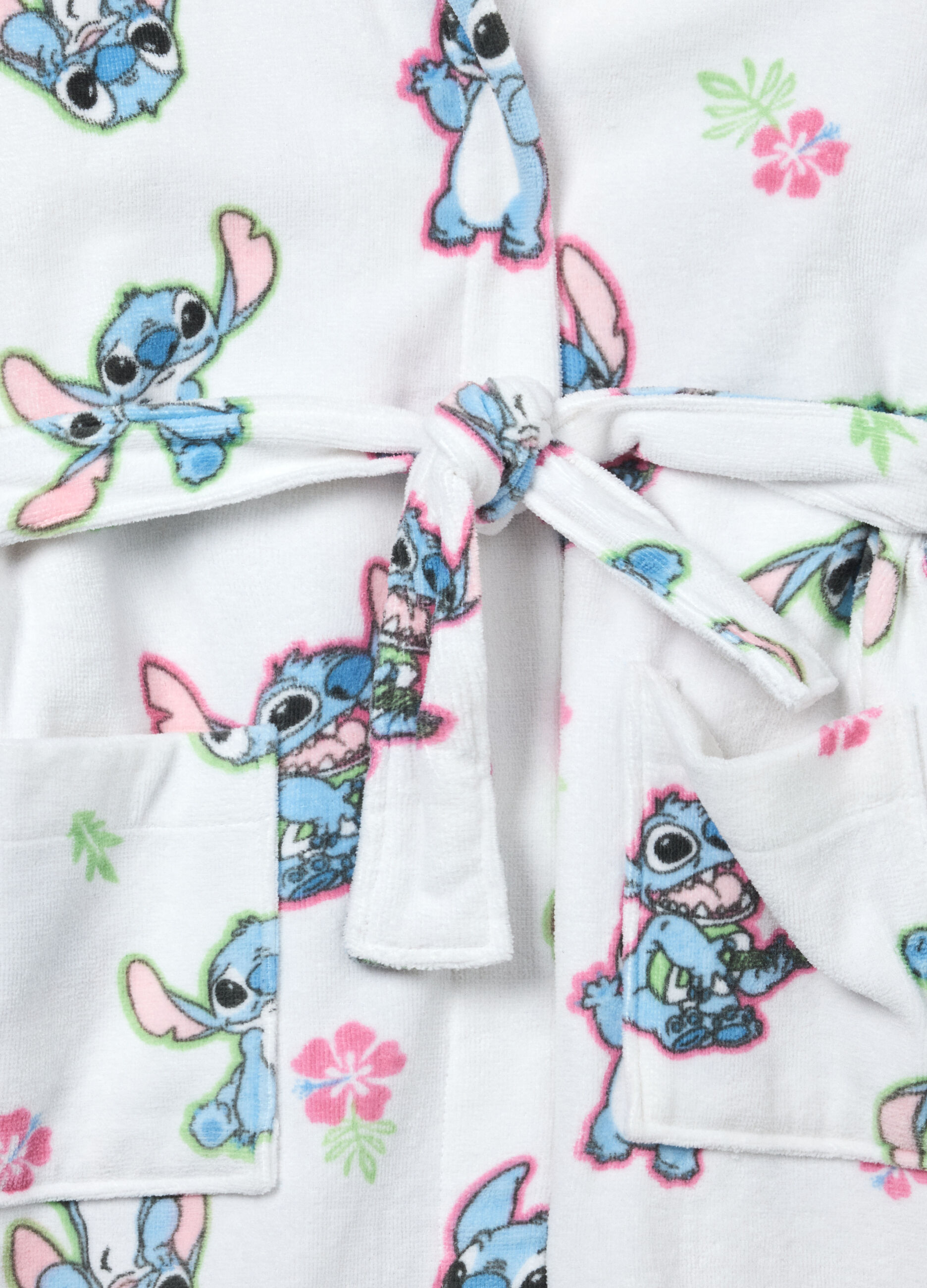 Accappatoio Stitch in puro cotone velour ragazza_2