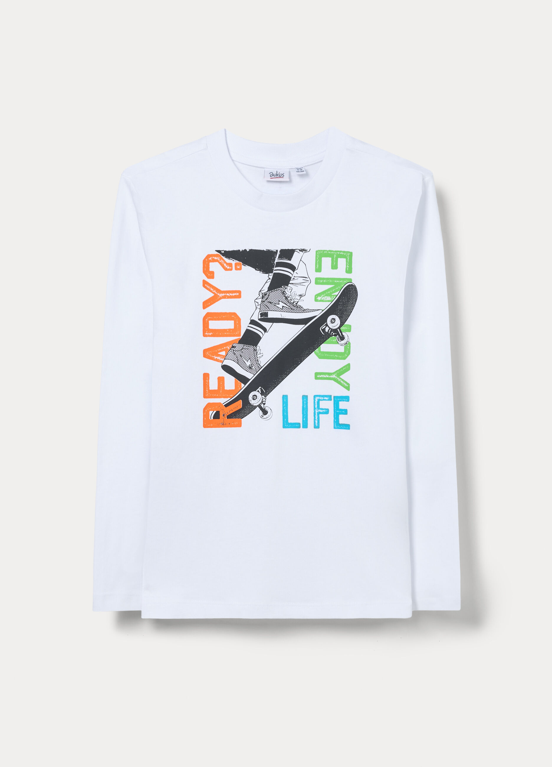 T-shirt in jersey di puro cotone ragazzo_0