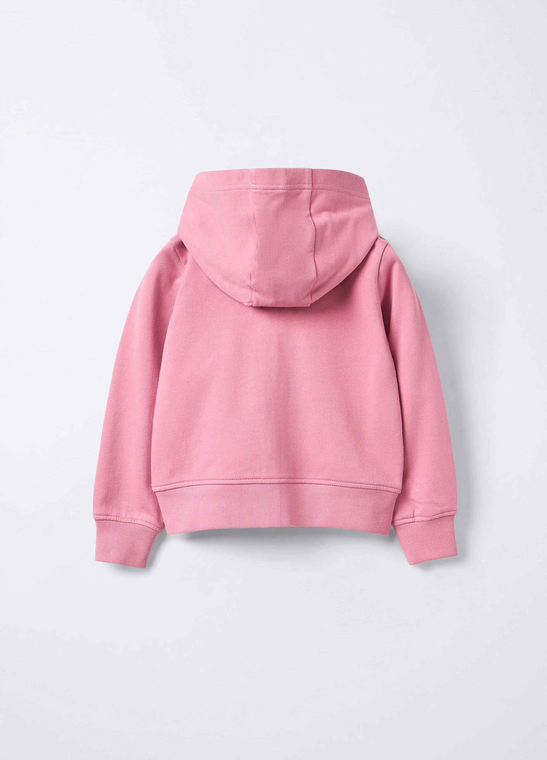 Felpa full zip con cappuccio bambina_1
