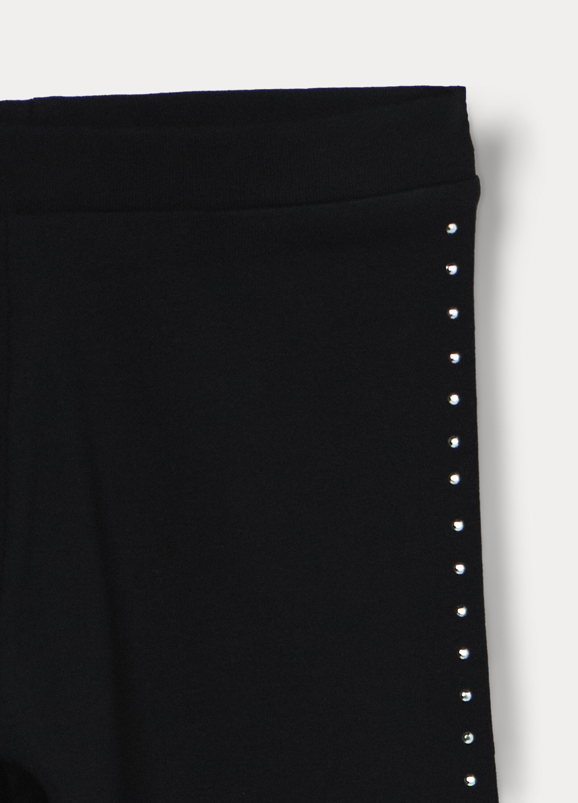 Leggings in jersey di cotone stretch bambina_2