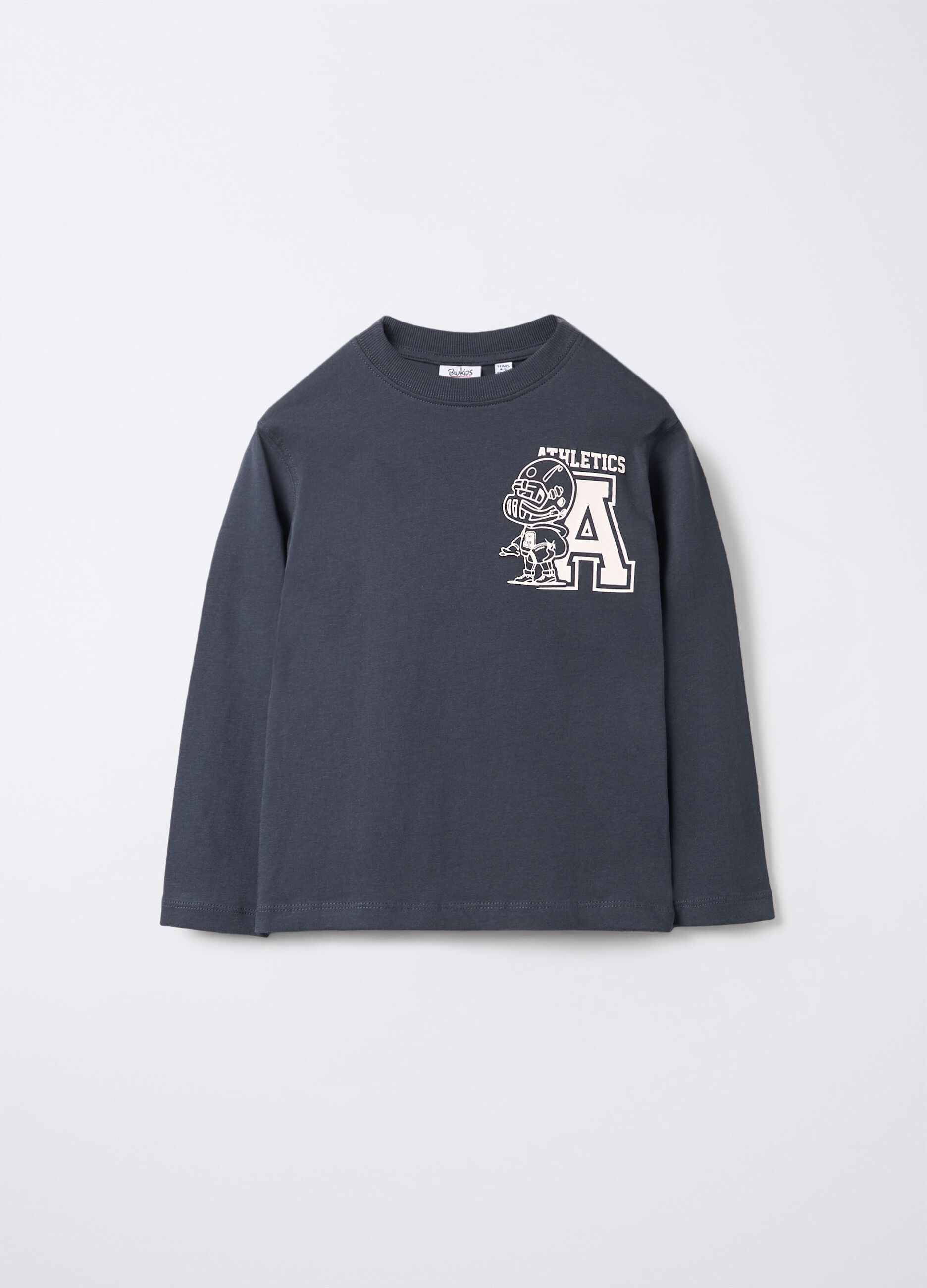 T-shirt in jersey di puro cotone bambino_0