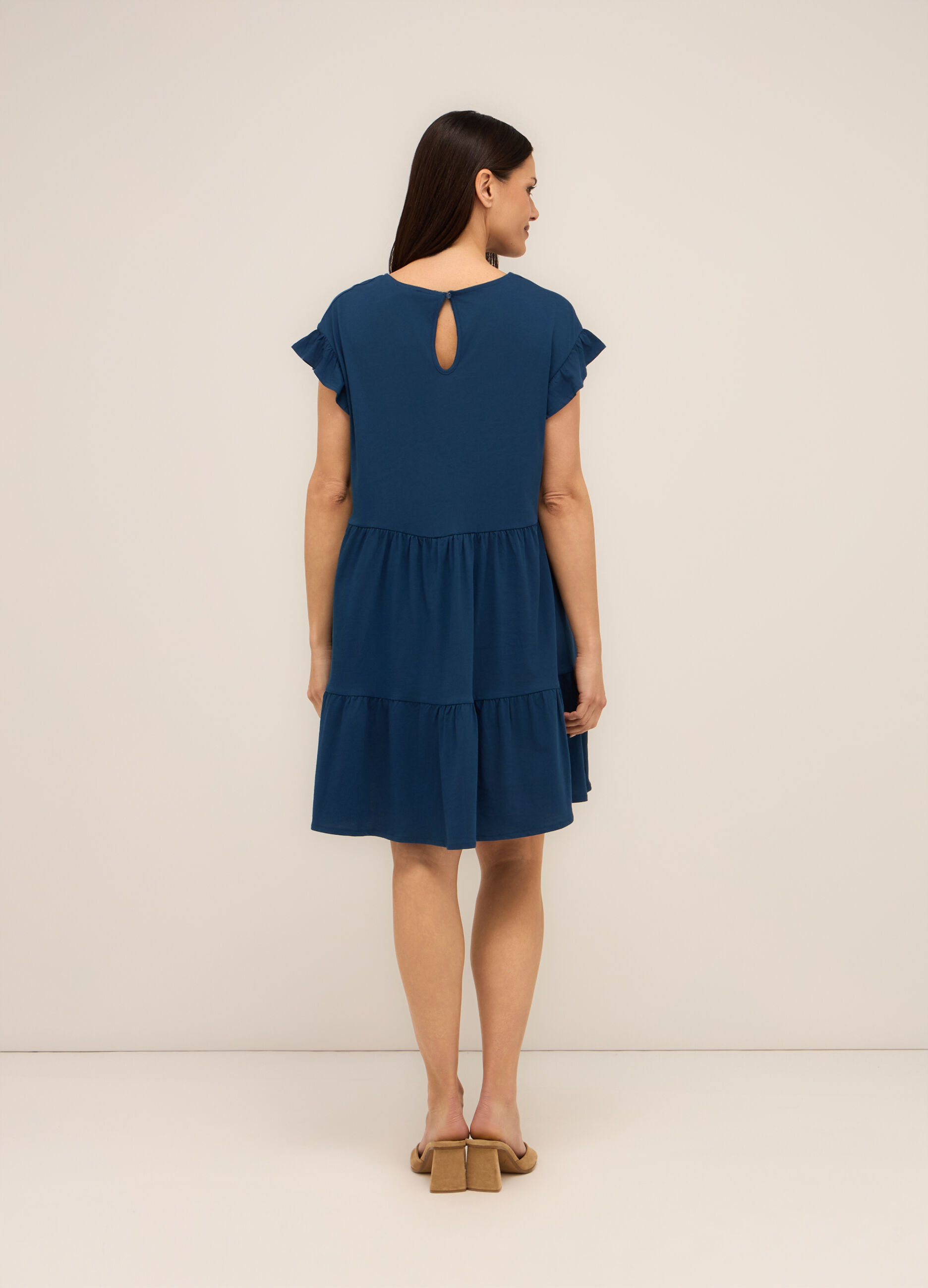 Abito in jersey di puro cotone donna_1