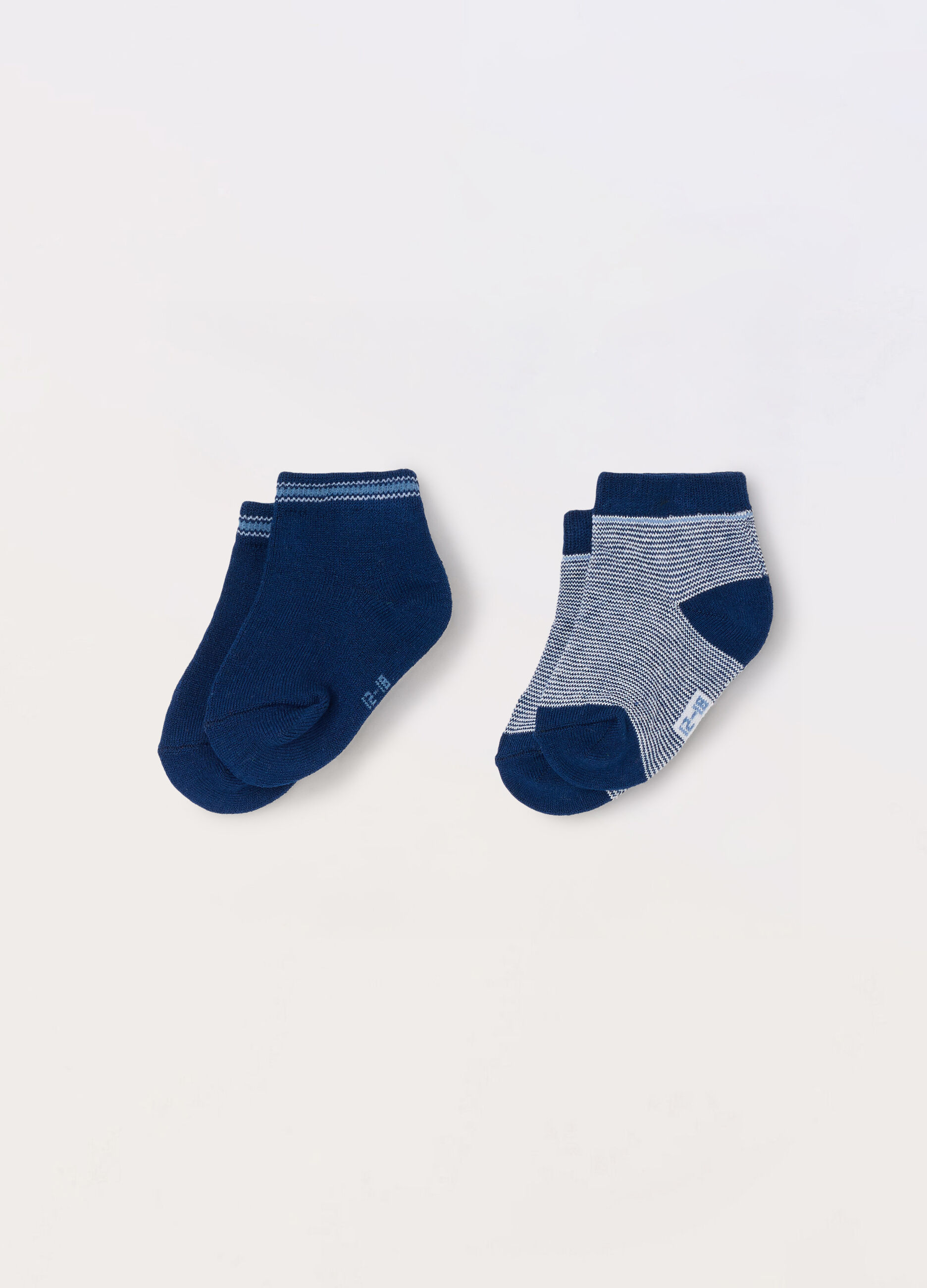 Pack 2 calze corte misto cotone neonato_0