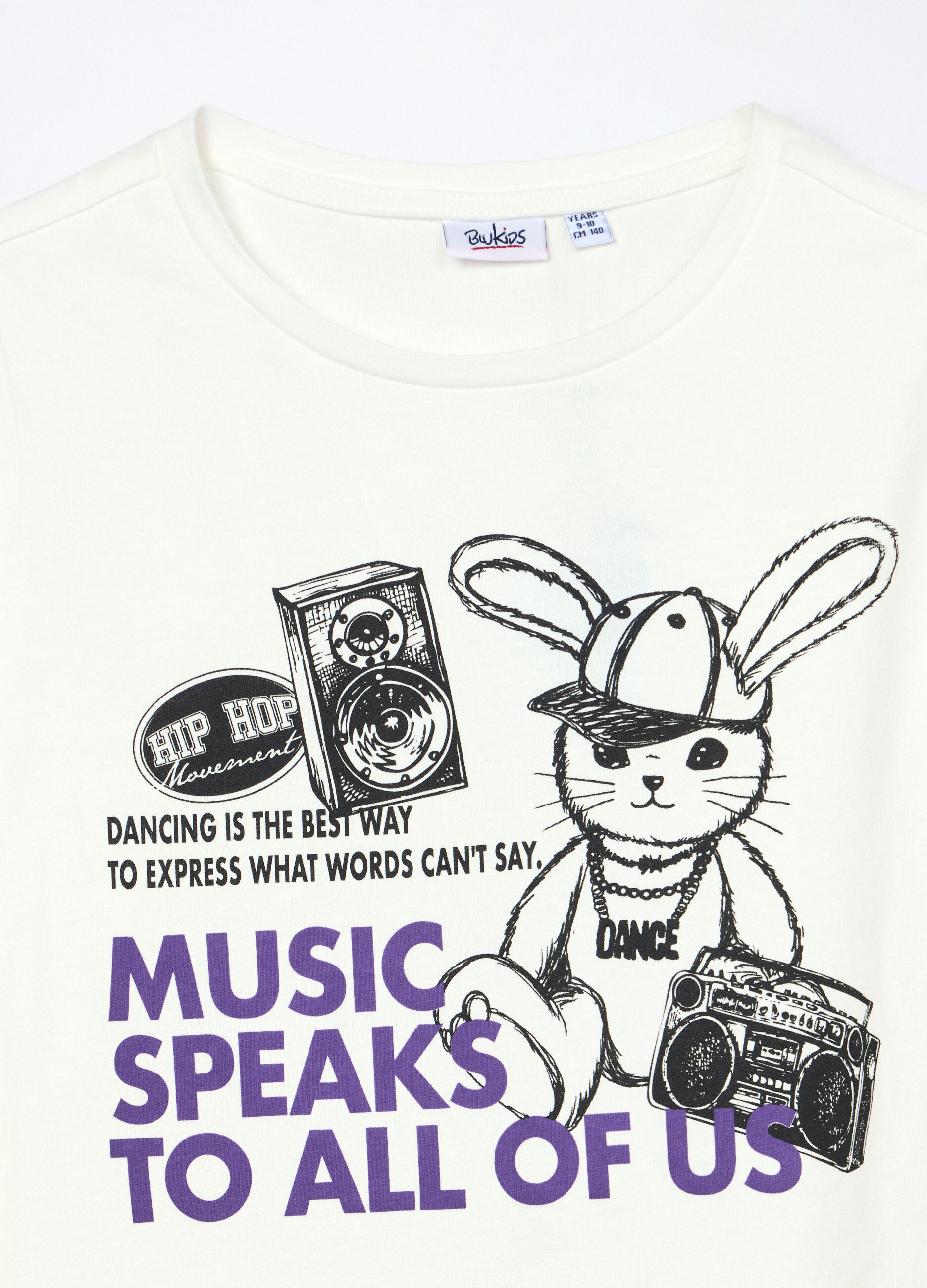 T-shirt in jersey di puro cotone ragazza_2