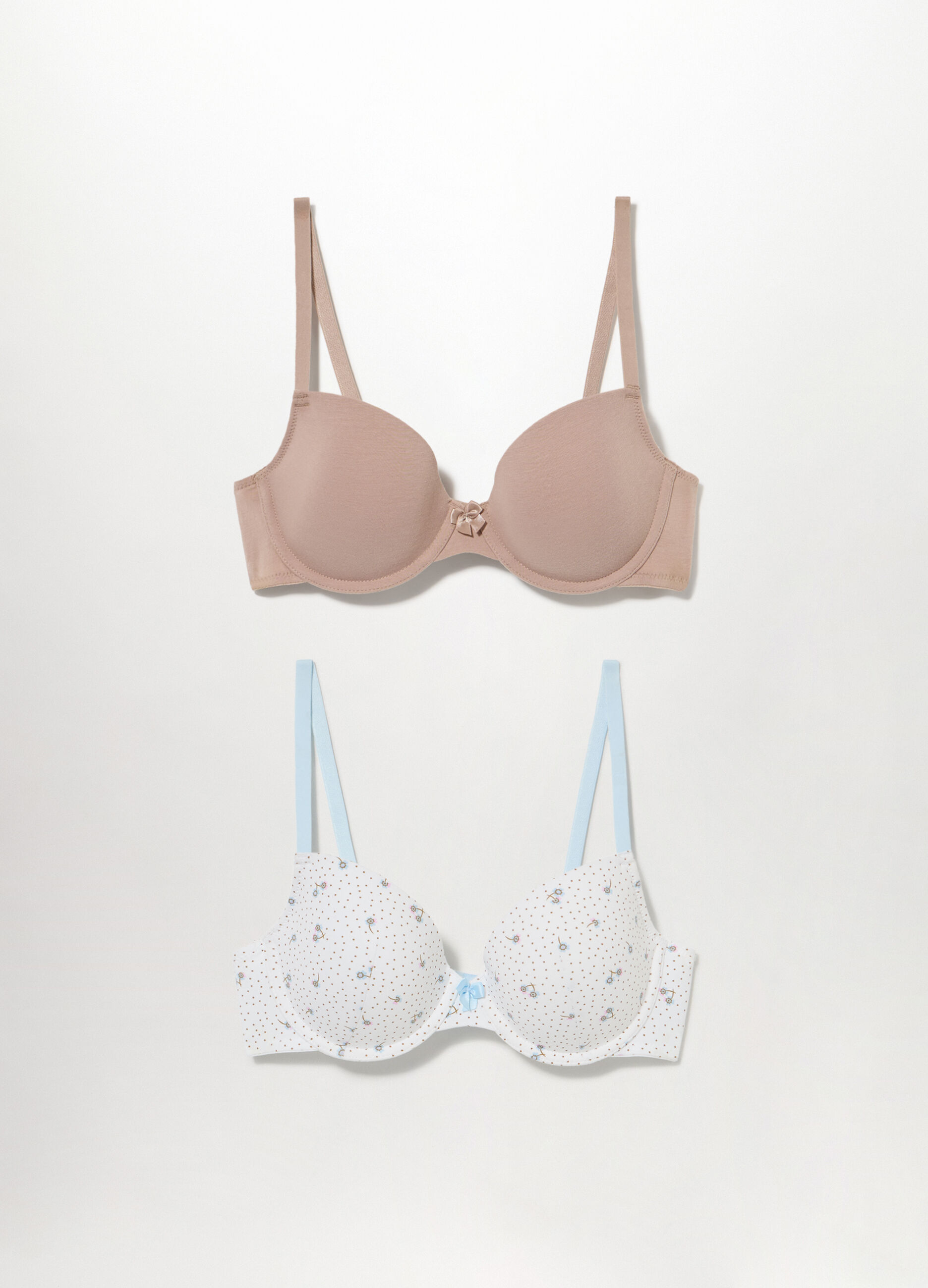 Pack 2 reggiseni imbottiti in cotone_0