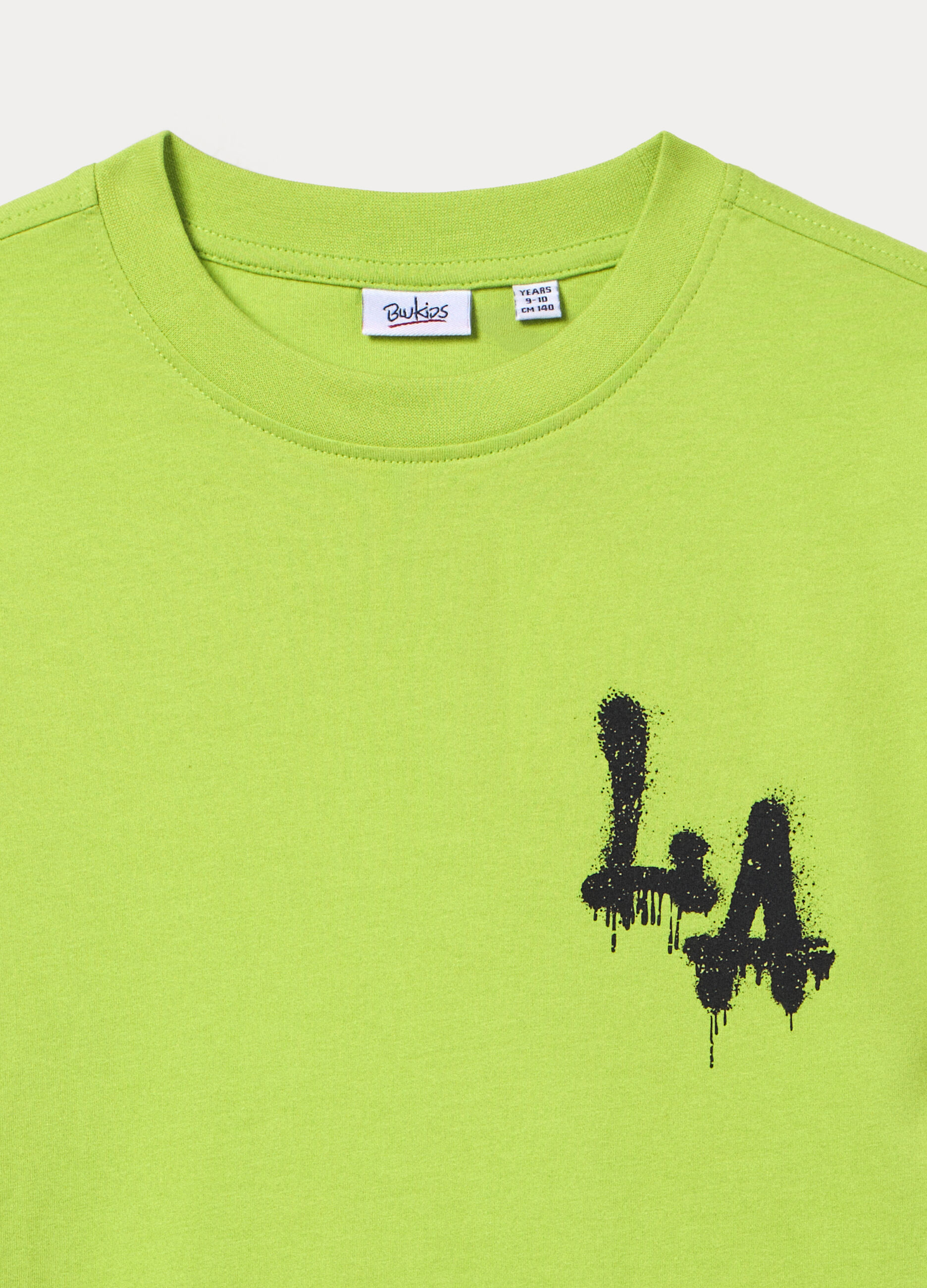 T-shirt girocollo in jersey di puro cotone ragazzo_2