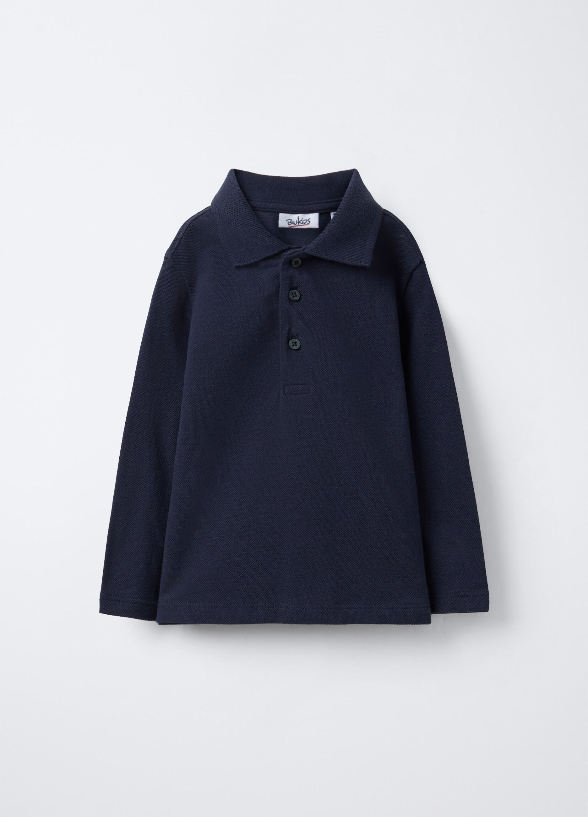 Polo in puro cotone Piquet bimbo_0