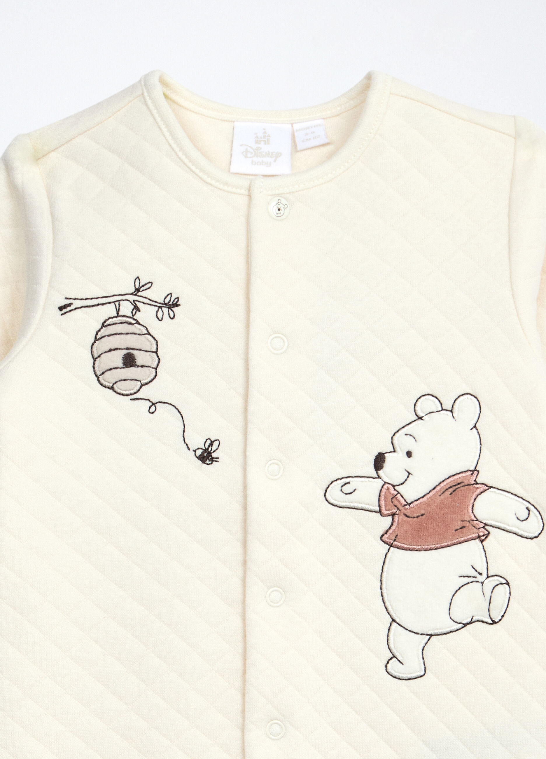 Tutina in misto cotone matelassé neonato_2