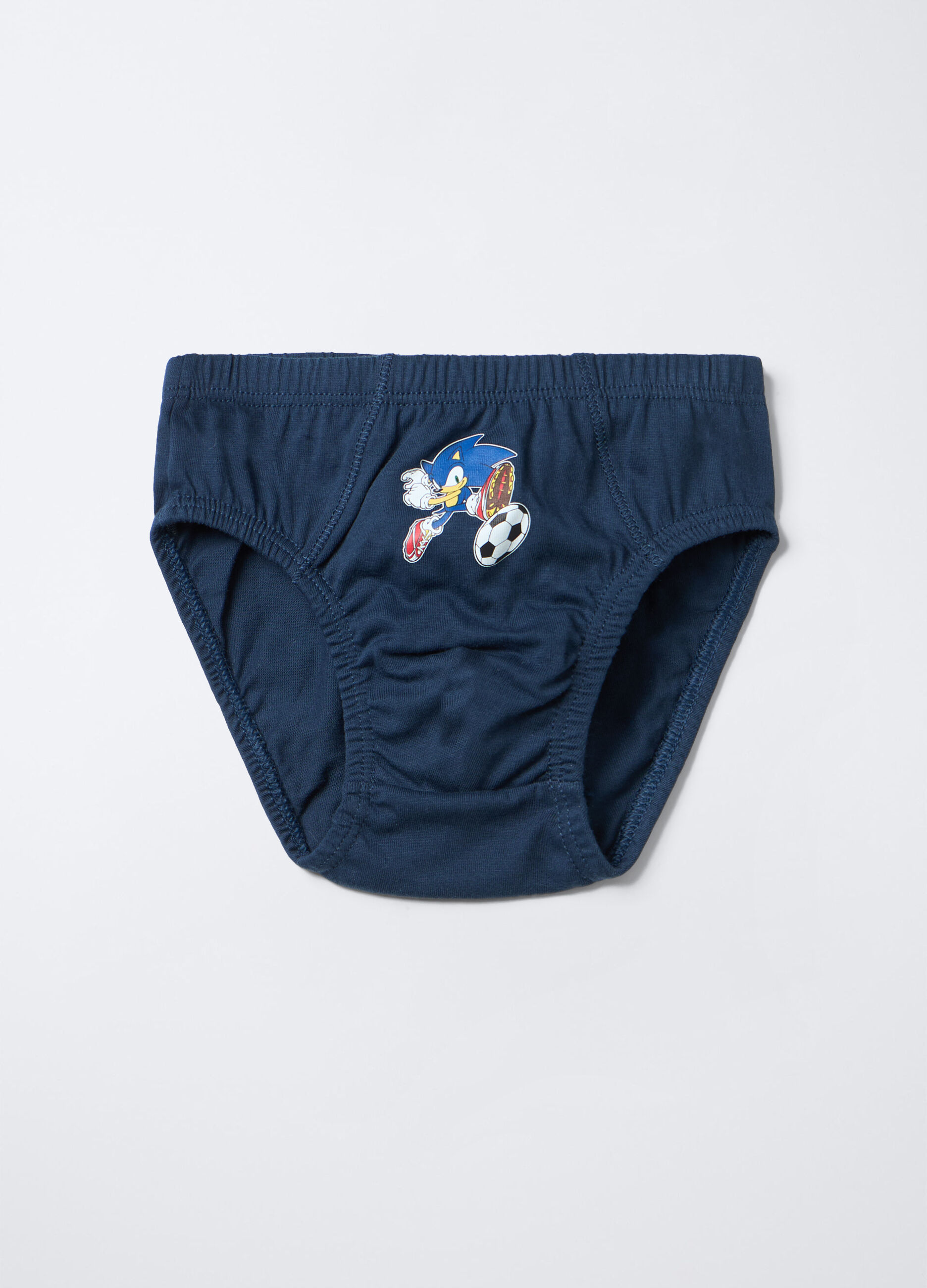 Pack 5 slip Sonic in jersey di puro cotone bambino_3