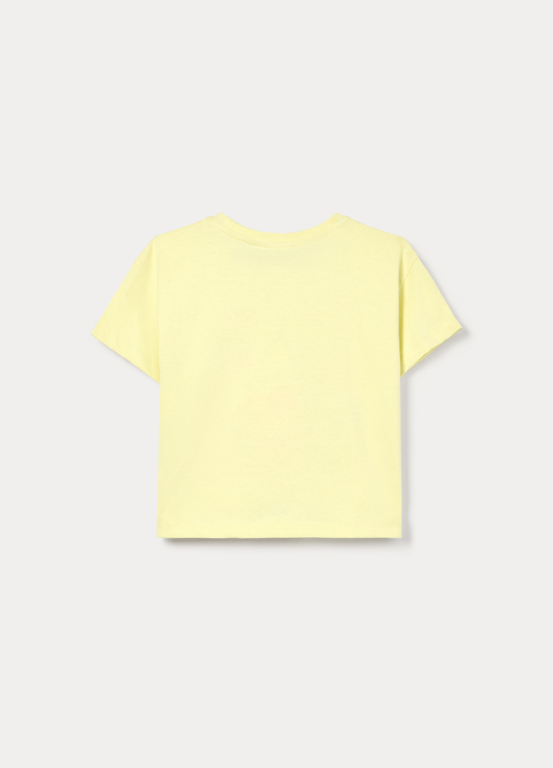 T-shirt girocollo Hello Kitty in jersey di puro cotone bambina_1
