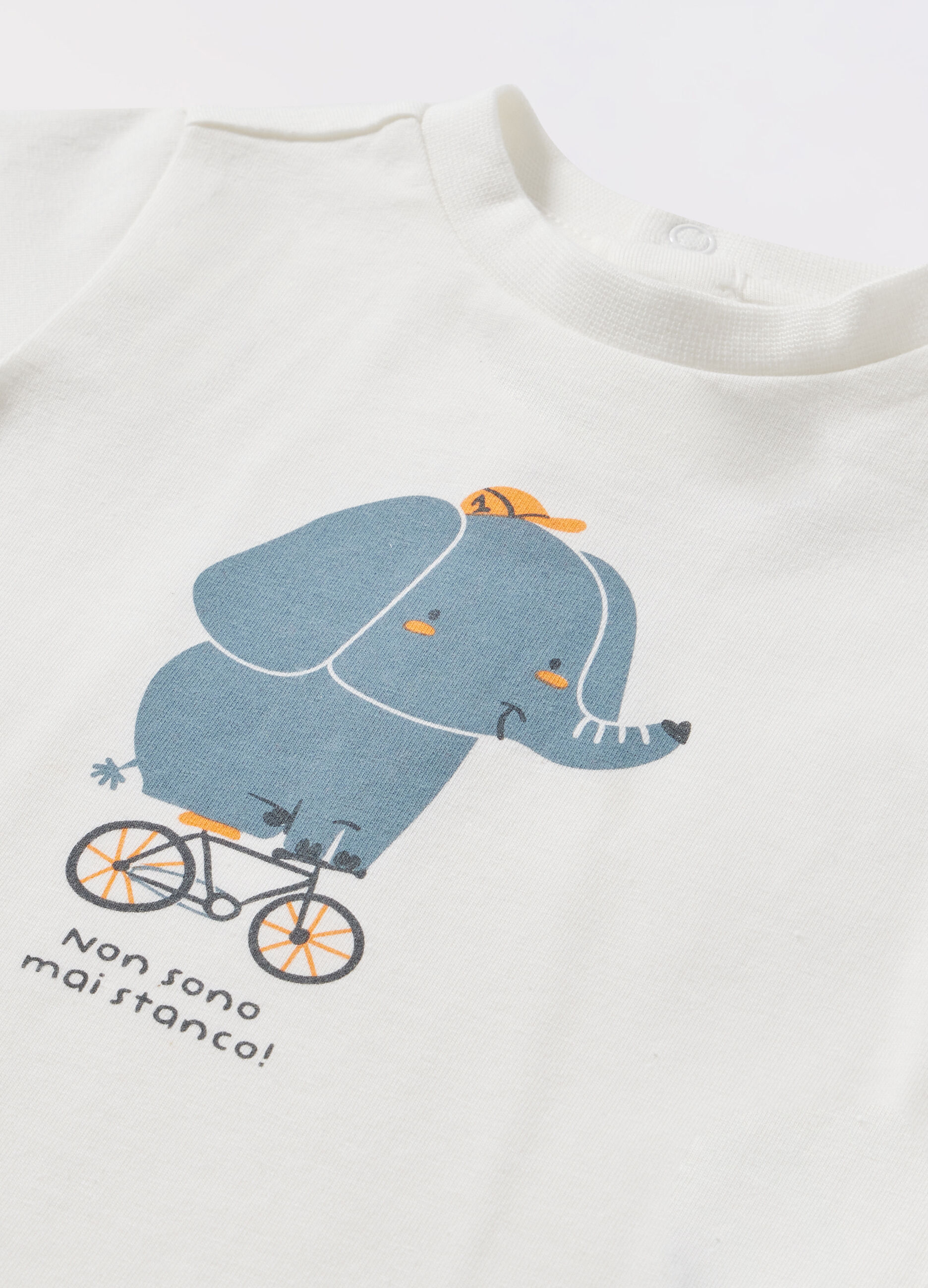 T-shirt in cotone stretch neonato_1