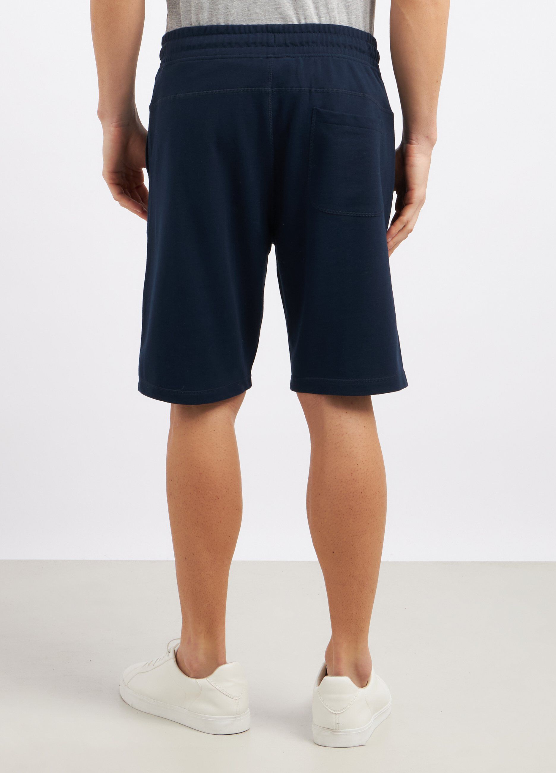 Shorts in felpa di puro cotone uomo_1