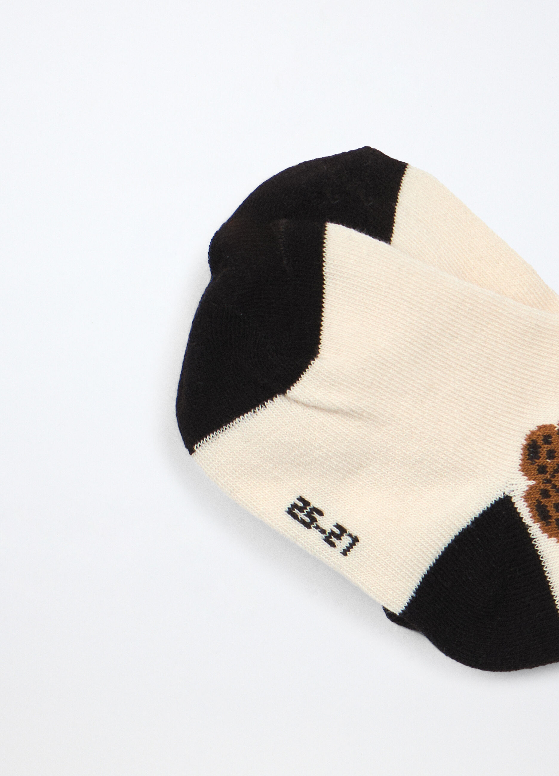 Calzino tennis in misto cotone bambina_2