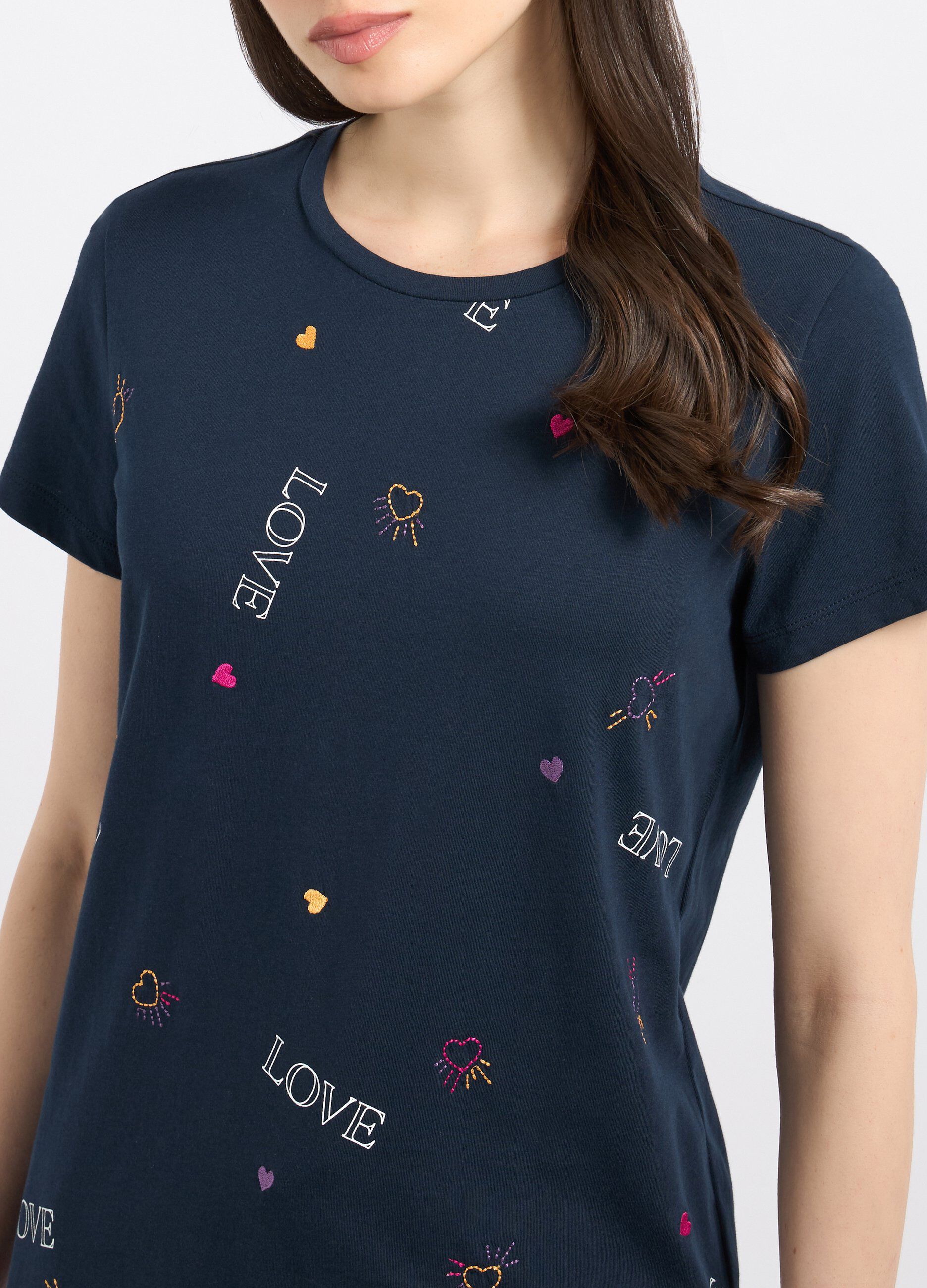 T-shirt in puro cotone donna_2