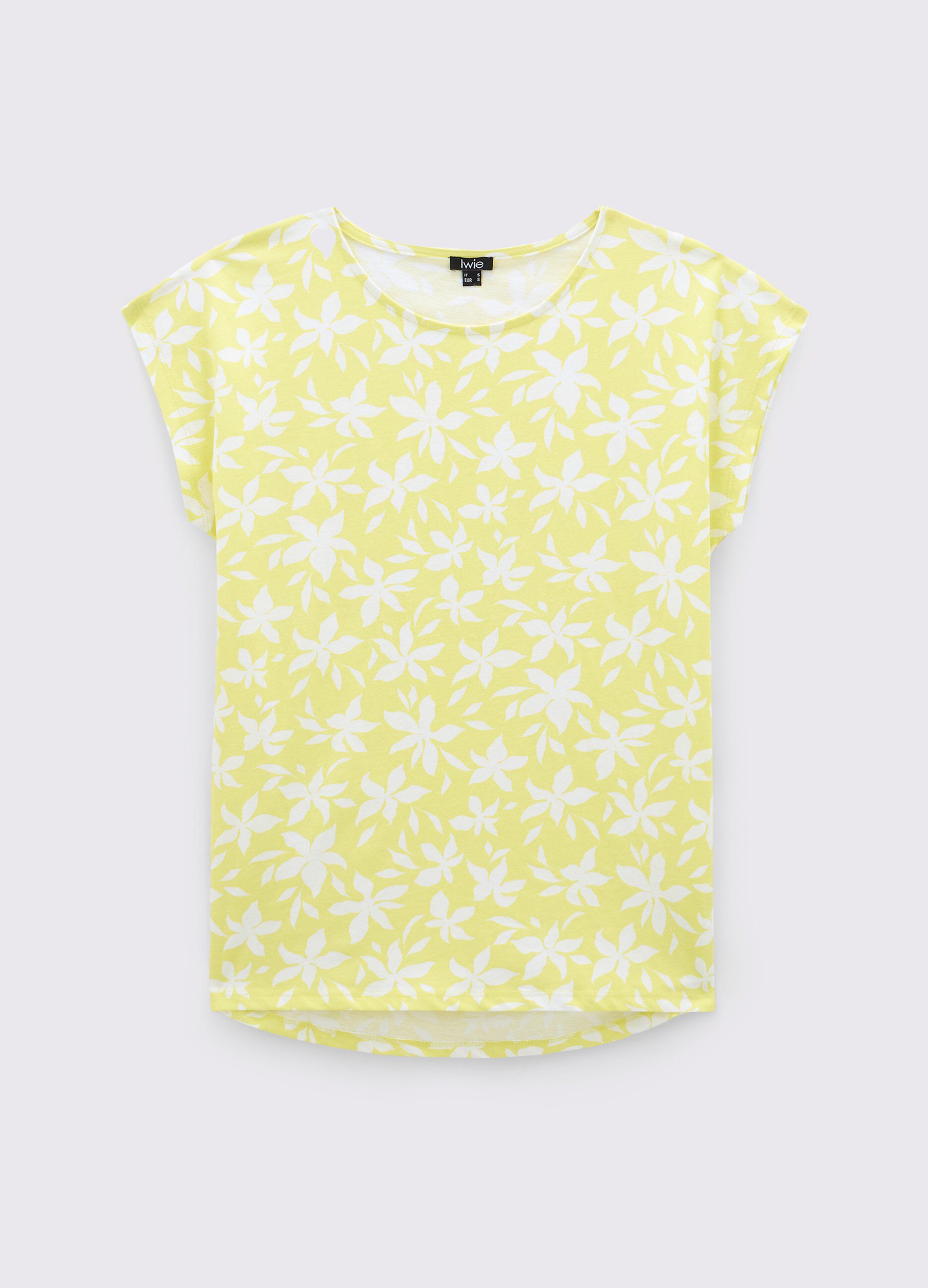 T-shirt in puro cotone donna_0