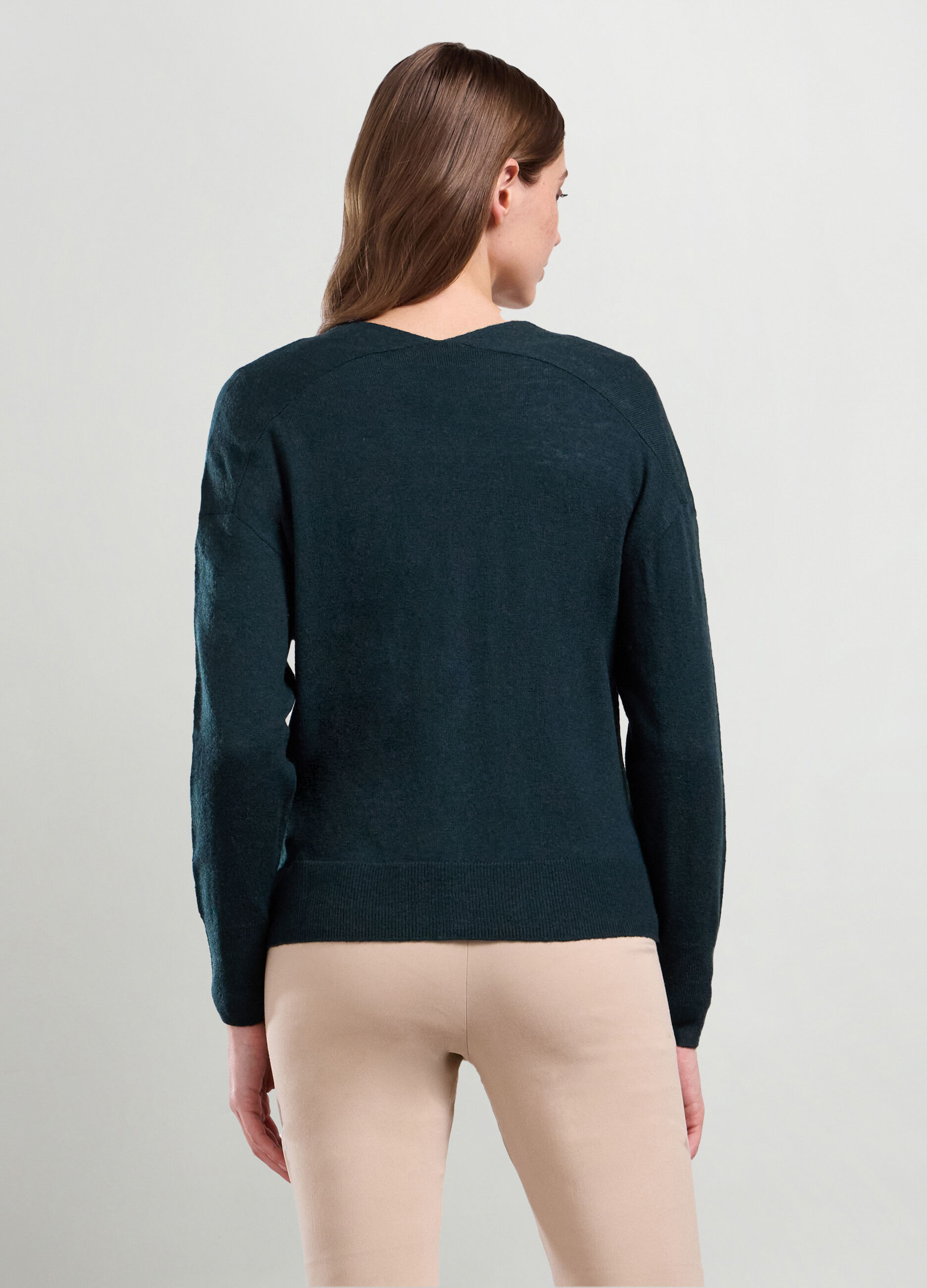 Cardigan misto lana donna_1