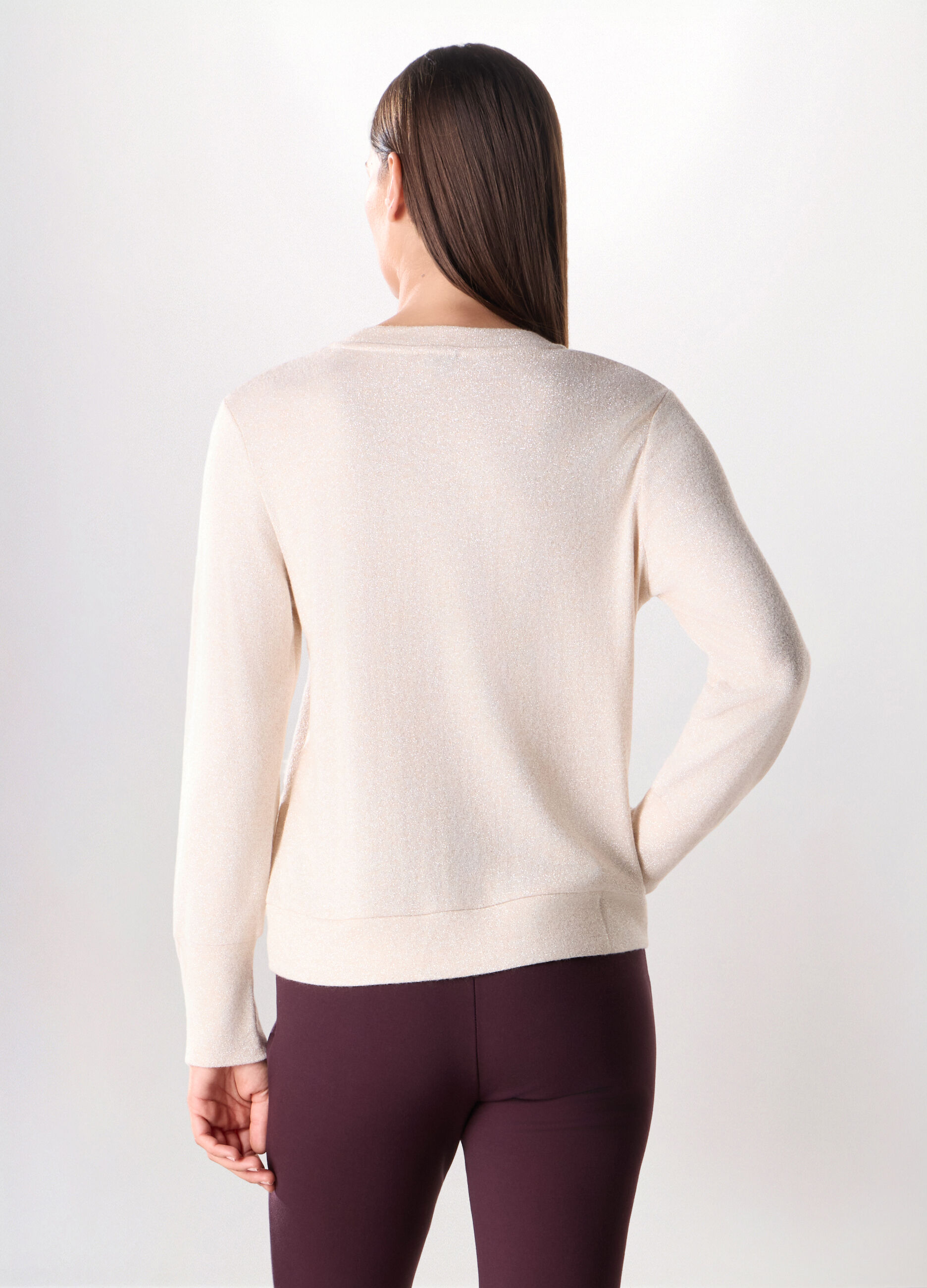 Girocollo tricot misto viscosa donna_1