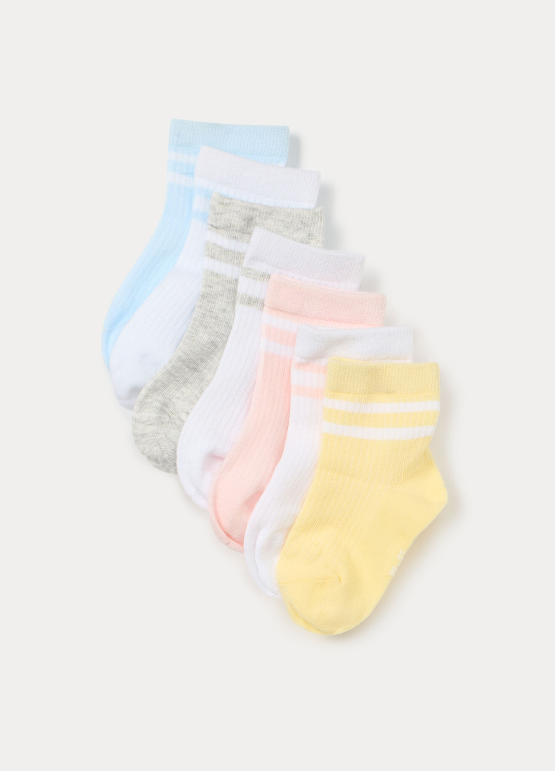 Pack 7 calze misto cotone stretch _0