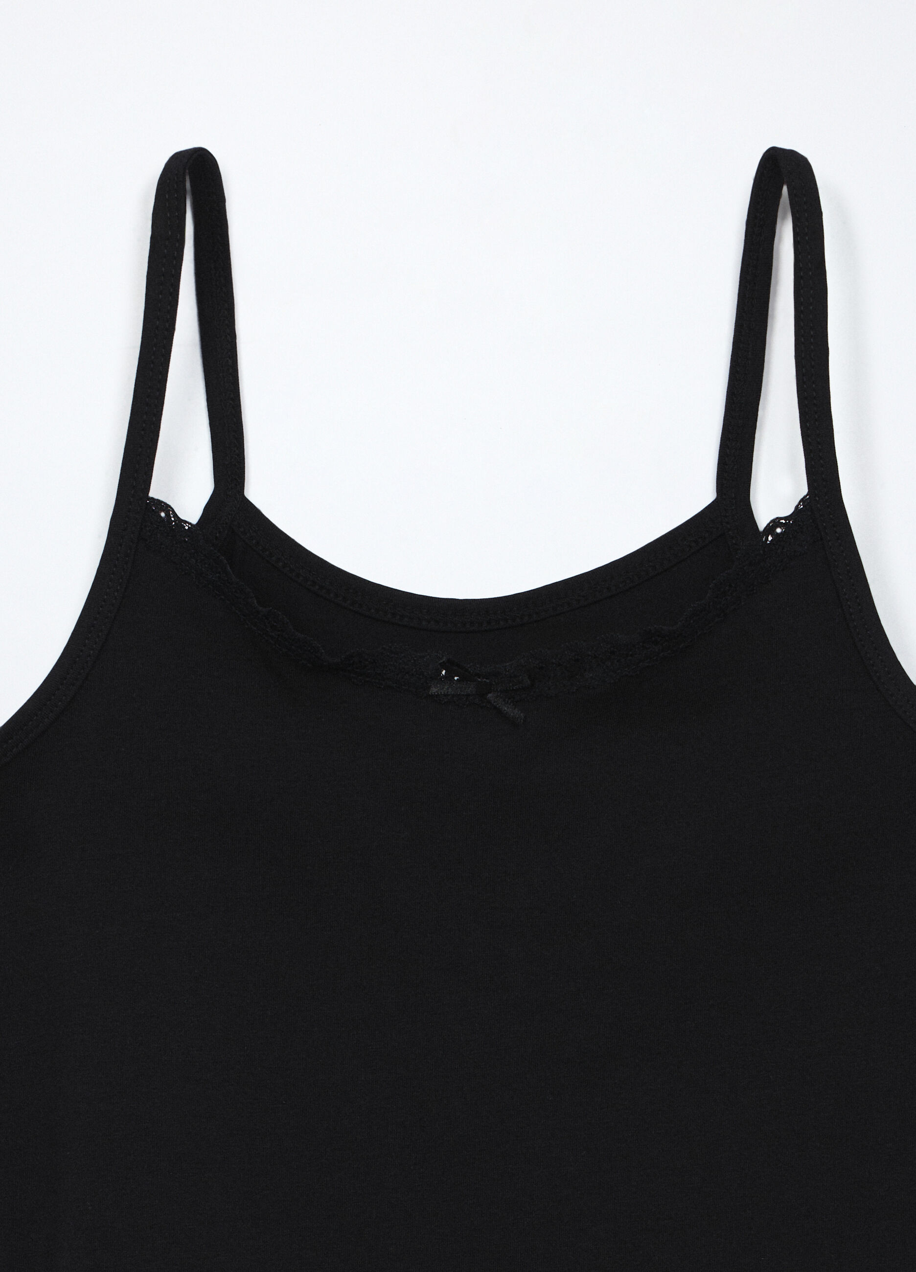 Pack 2 canotte in jersey di cotone stretch ragazza_2