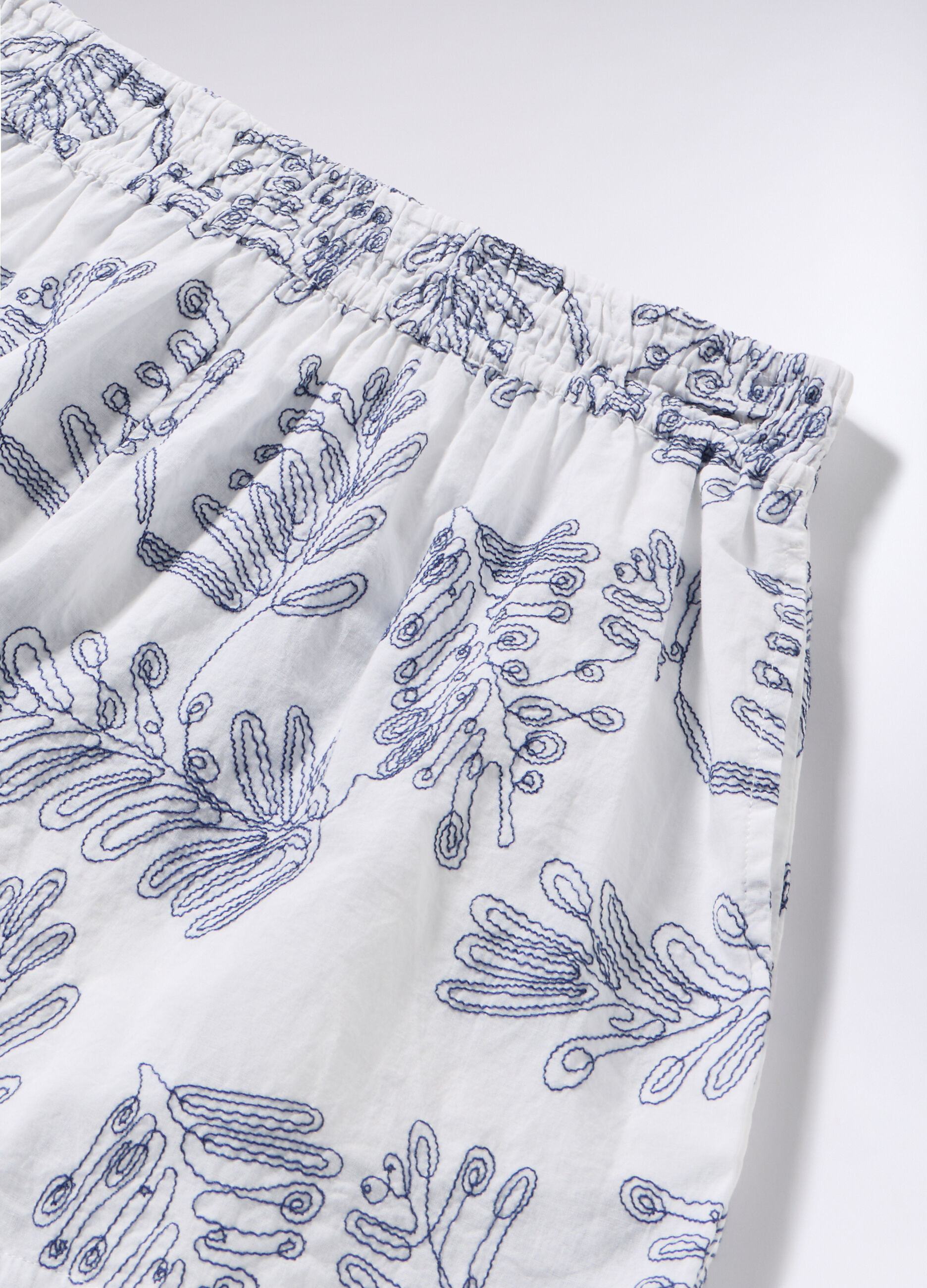 Shorts copricostume in puro cotone donna_1