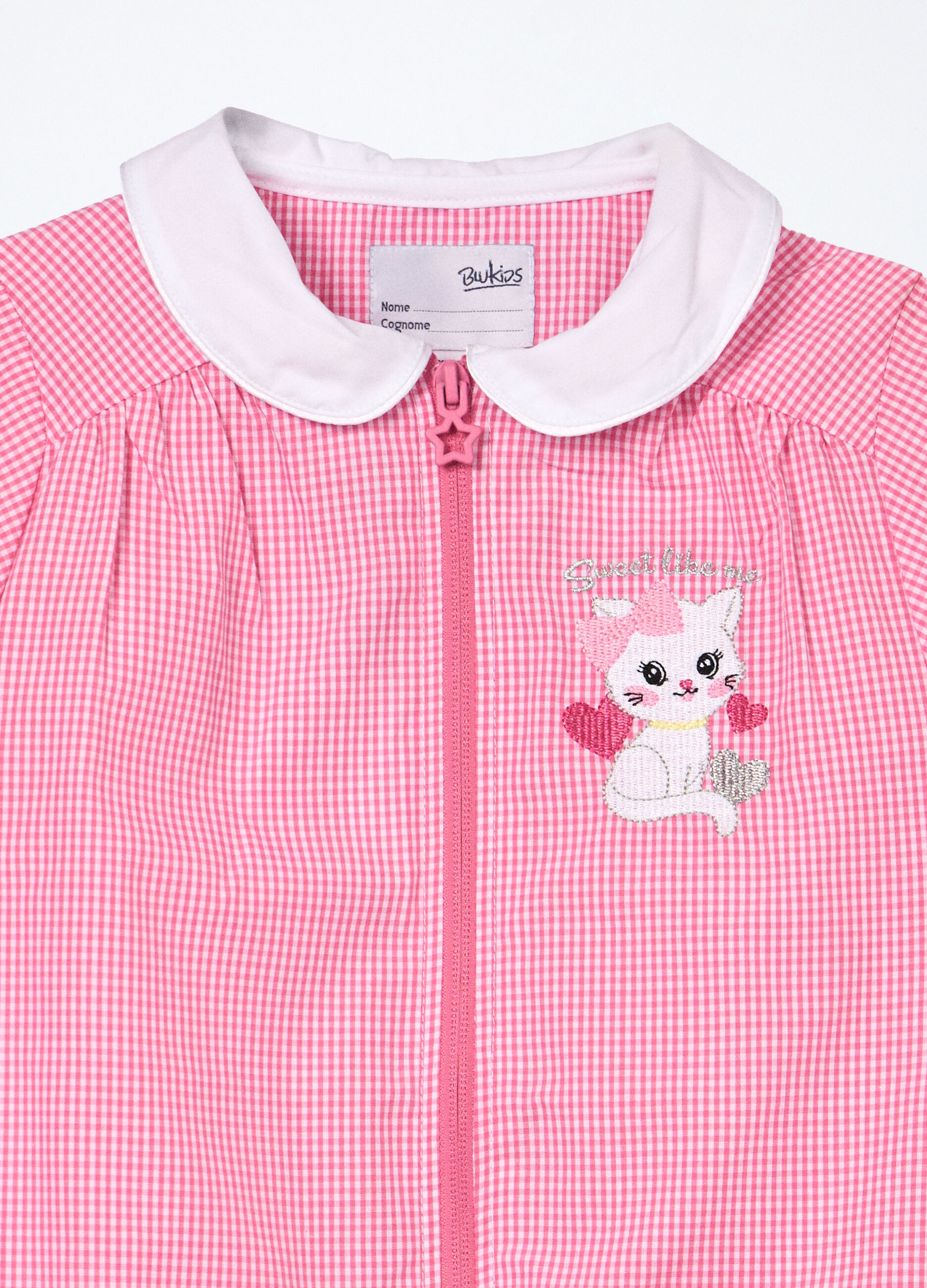 Grembiule a quadri bambina_2