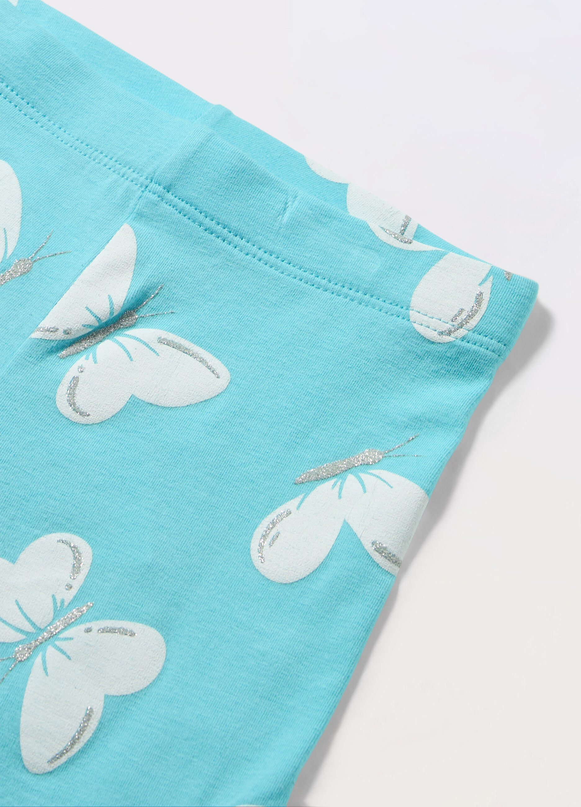 Leggings ciclista con stampa bambina_1