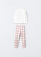Pigiama lungo in jersey di puro cotone bambina_1