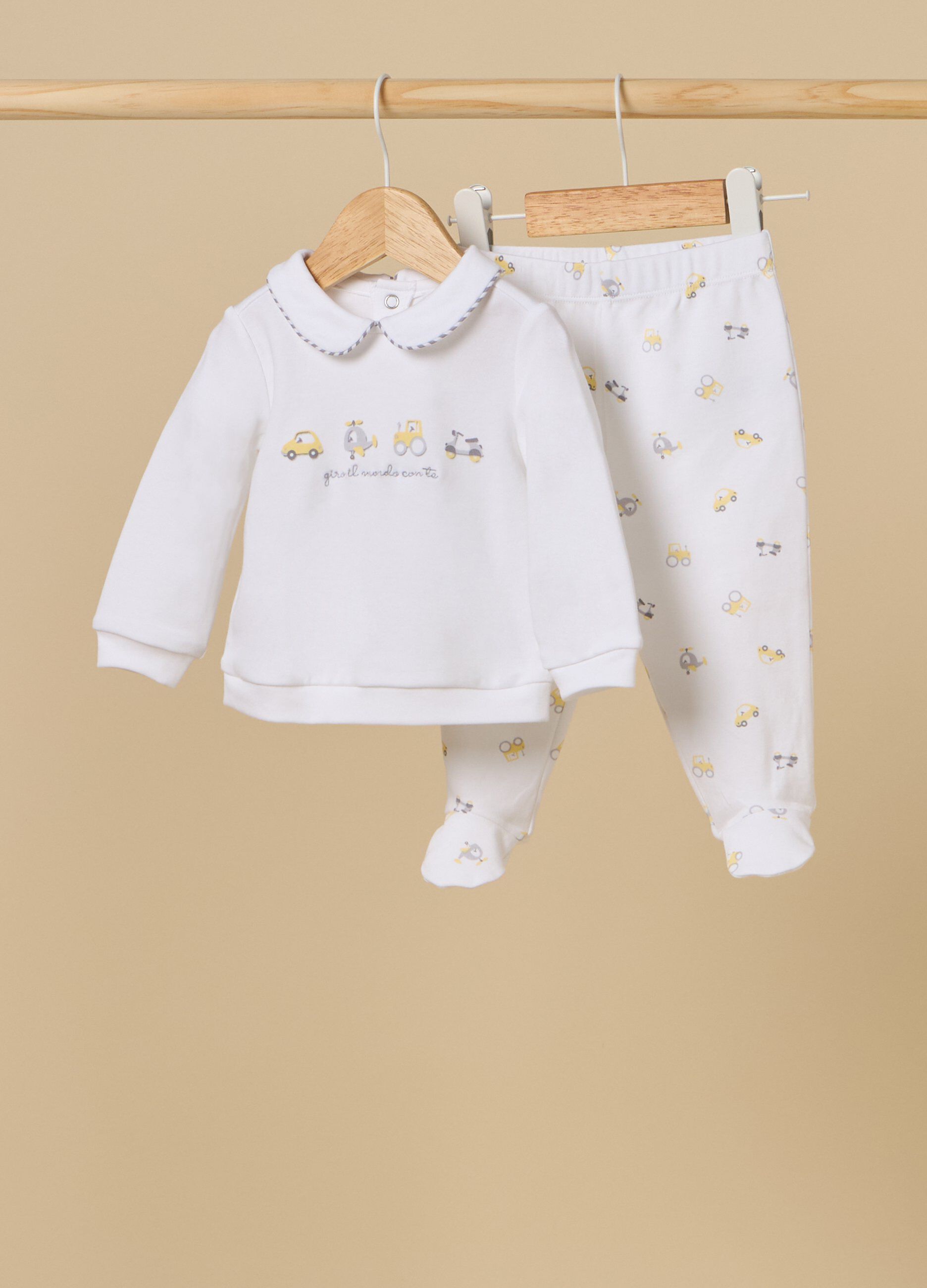 Set IANA in puro cotone neonato