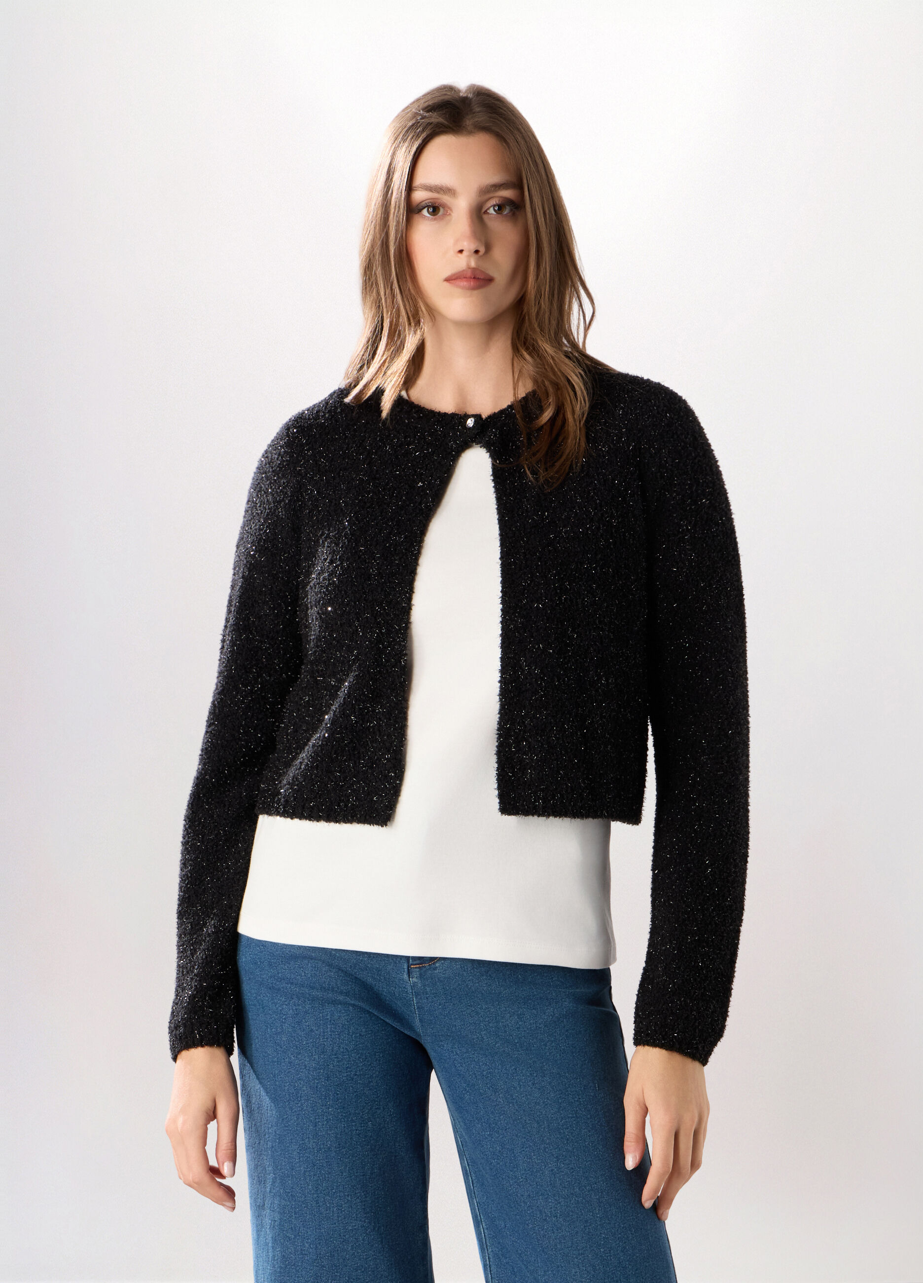 Cardigan tricot donna_0
