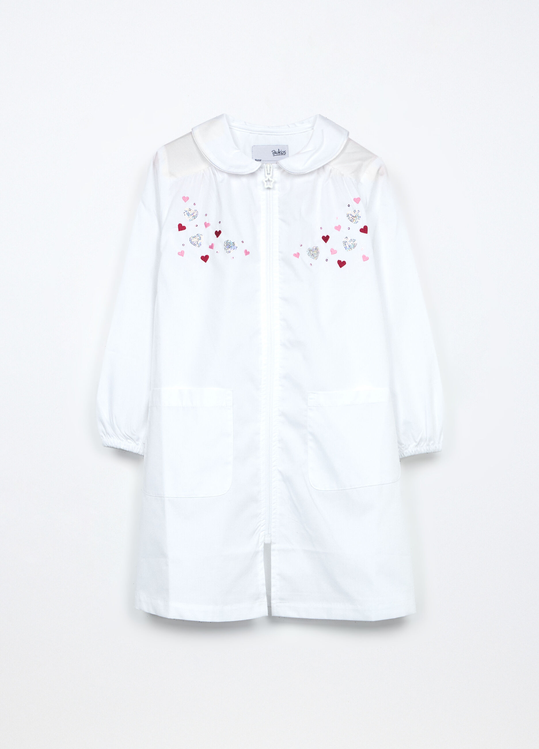 Grembiule in misto cotone bambina_0