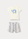 Jogging in jersey di cotone stretch neonato_0