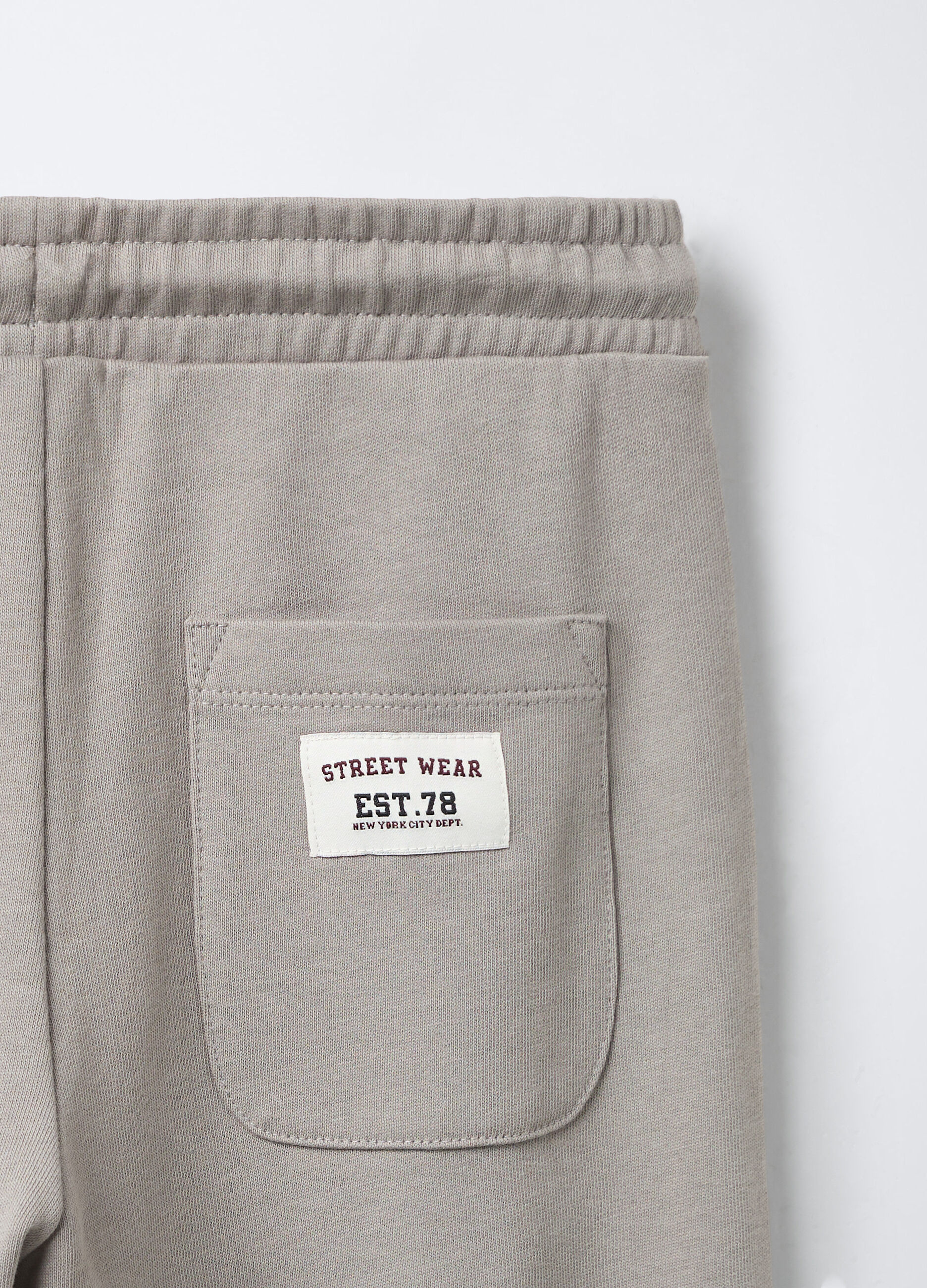 Jogger in puro cotone garzato Fit Regular ragazzo_2