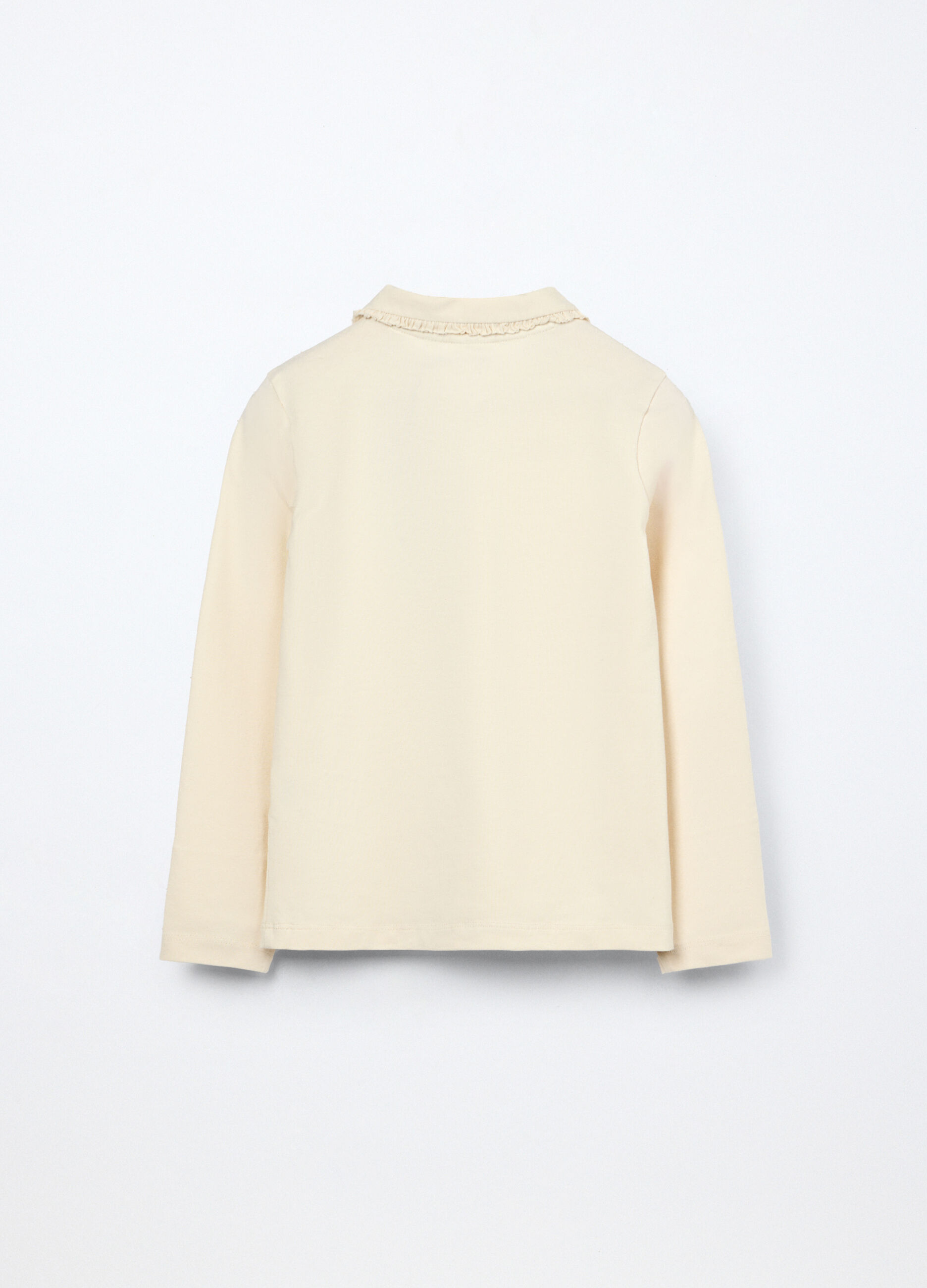 Polo in jersey di cotone stretch bambina_1