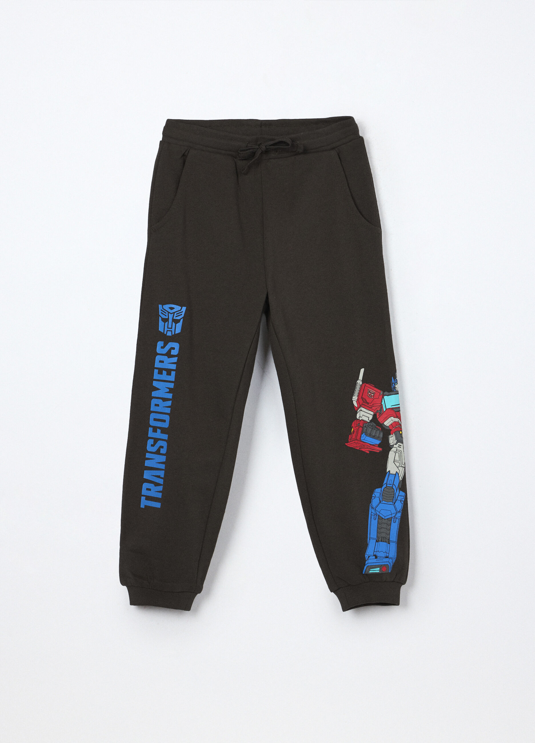 Jogger in french terry di puro cotone bambino_0