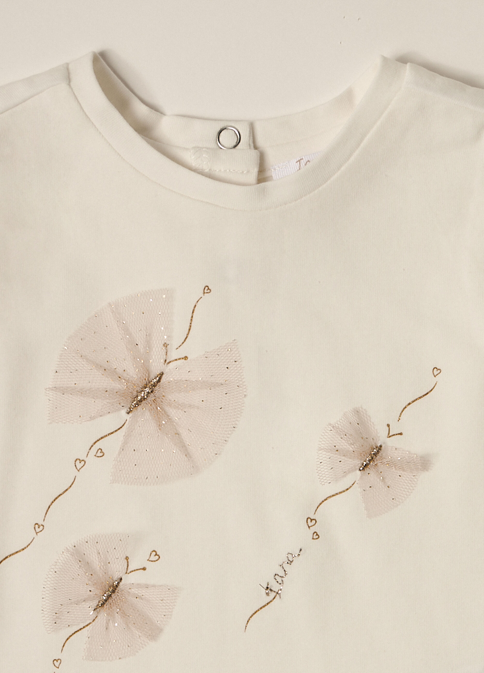 Set t-shirt + gonna in tulle IANA neonata