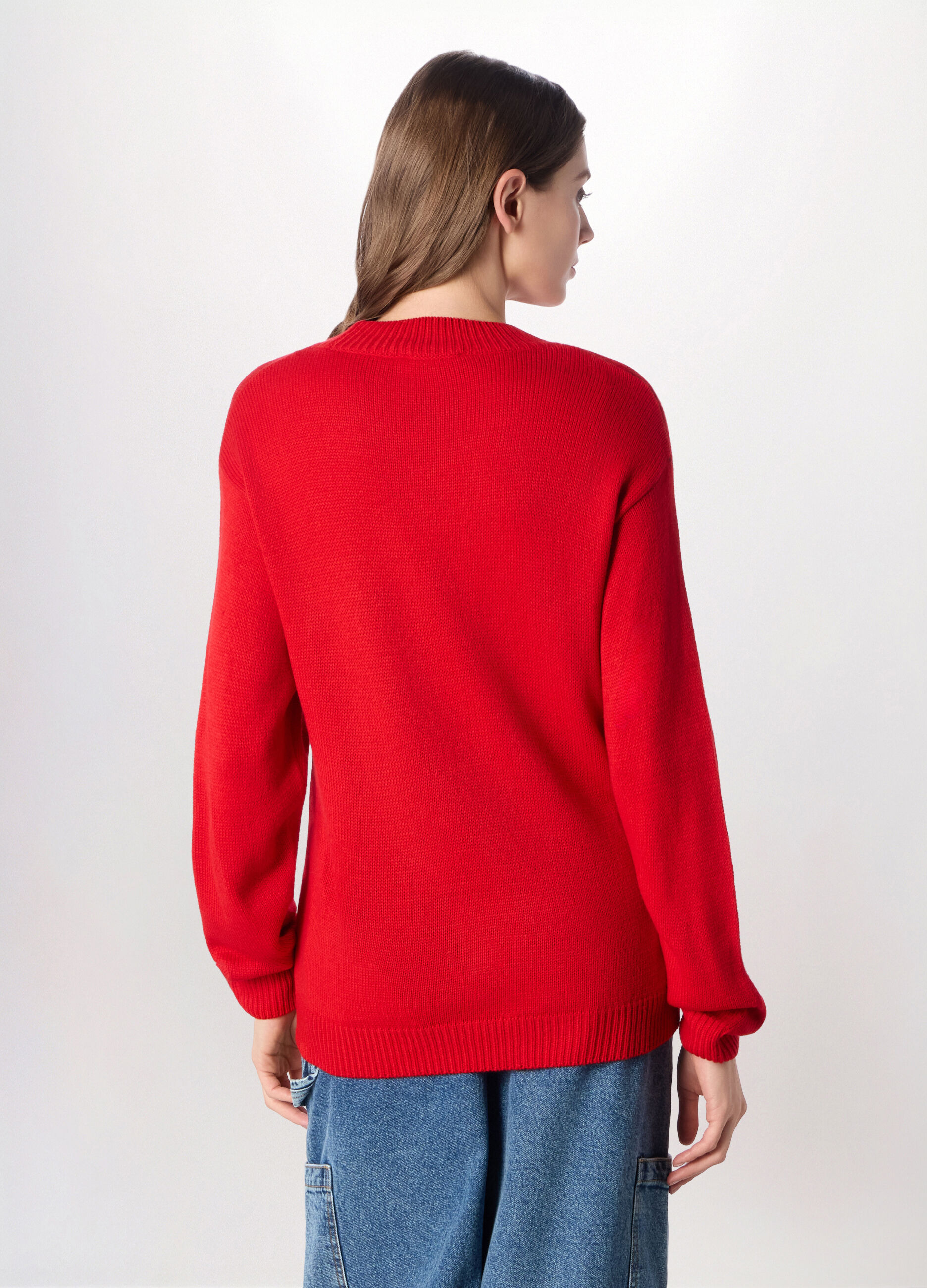 Girocollo tricot natalizio donna_1