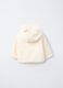 Giacca con cappuccio misto cotone velour_1