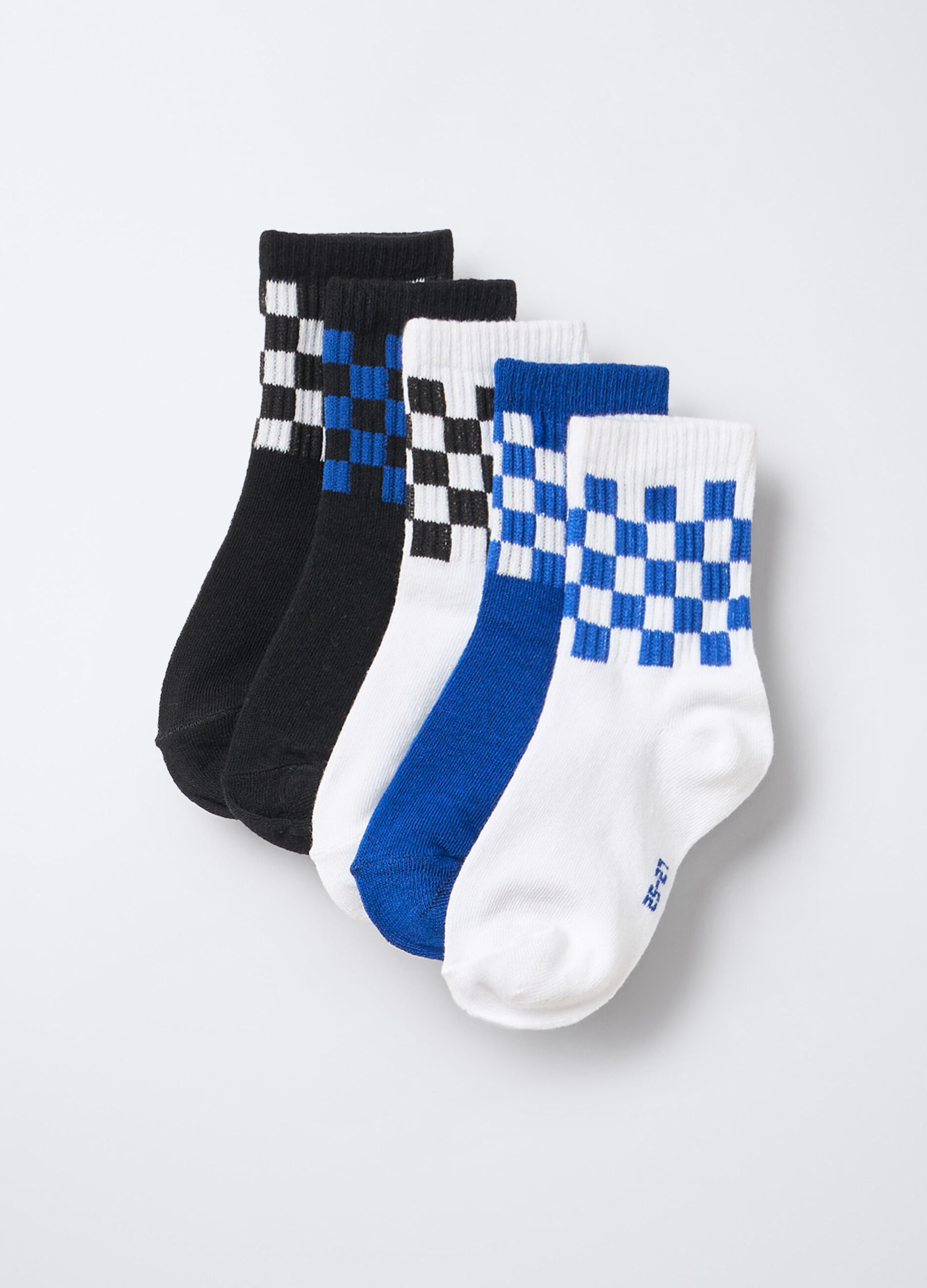 Pack 5 calze corte misto cotone bambino_0