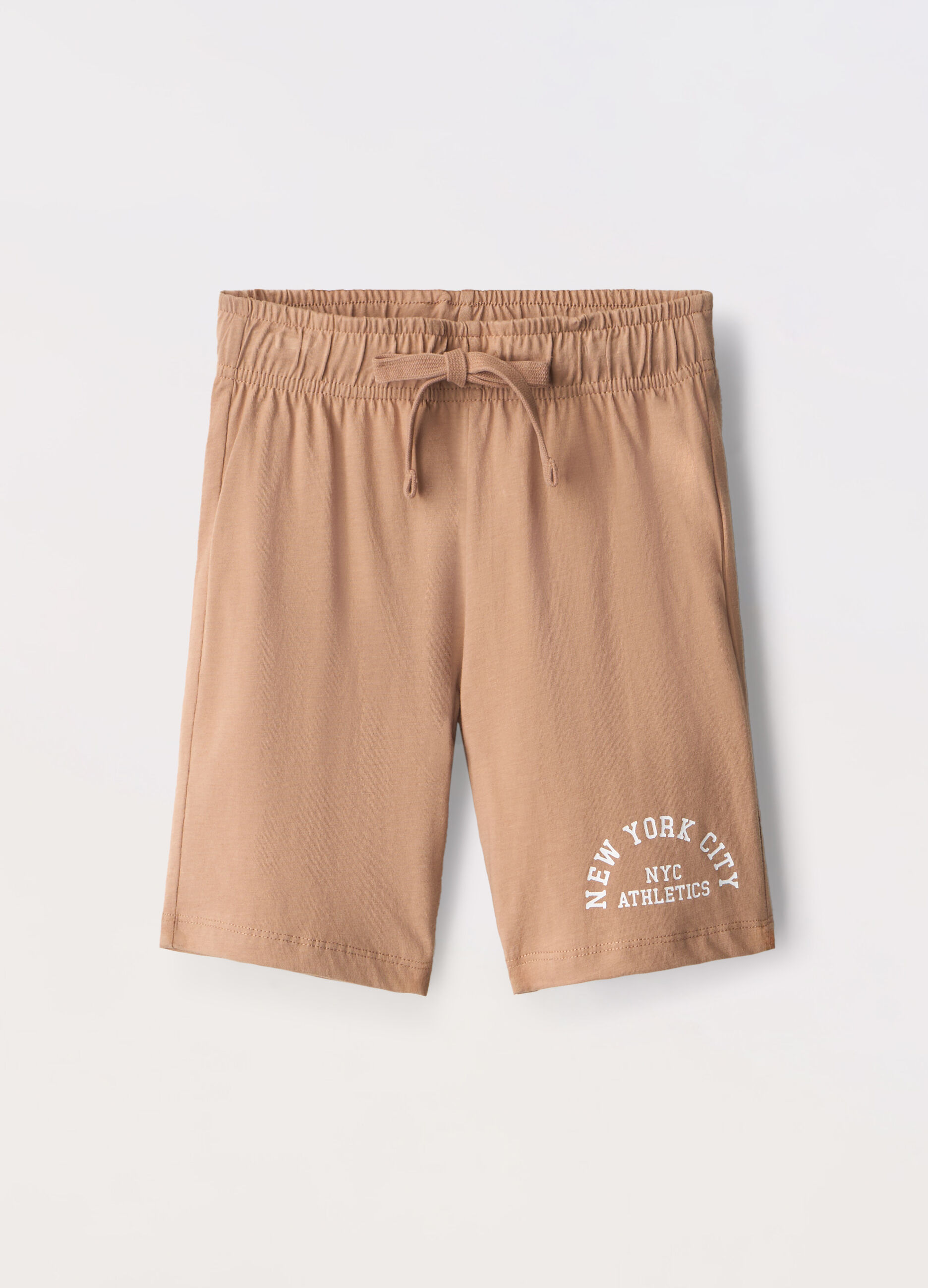 Shorts in jersey di puro cotone bambino_0
