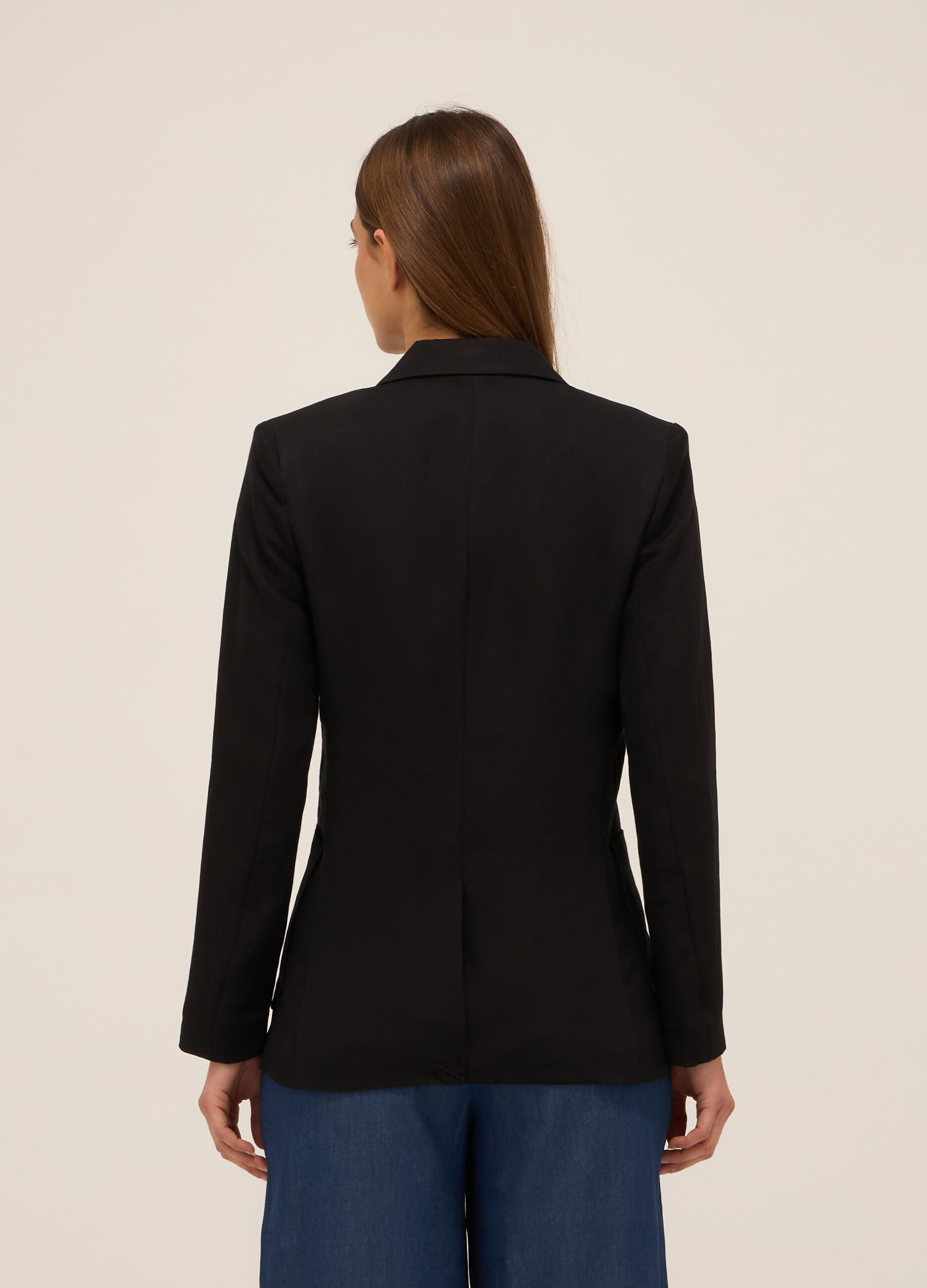 Blazer misto viscosa donna