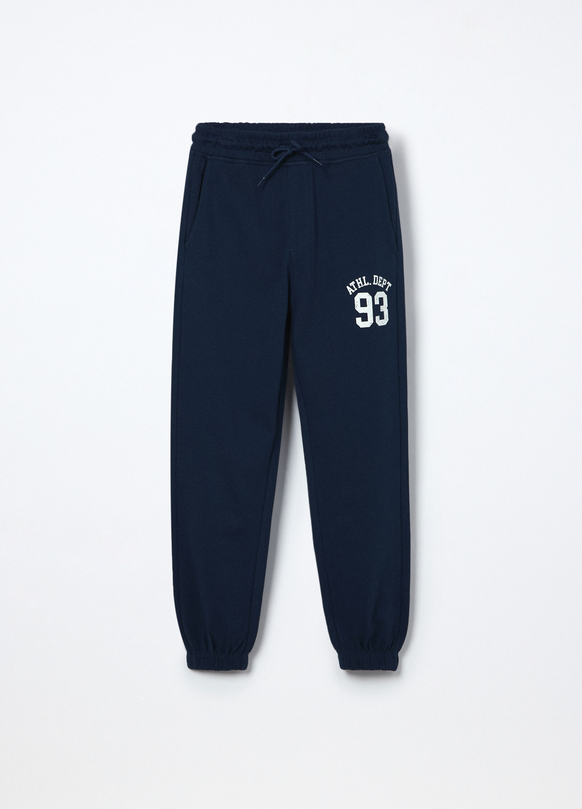 Jogger in french terry di puro cotone ragazzo_0