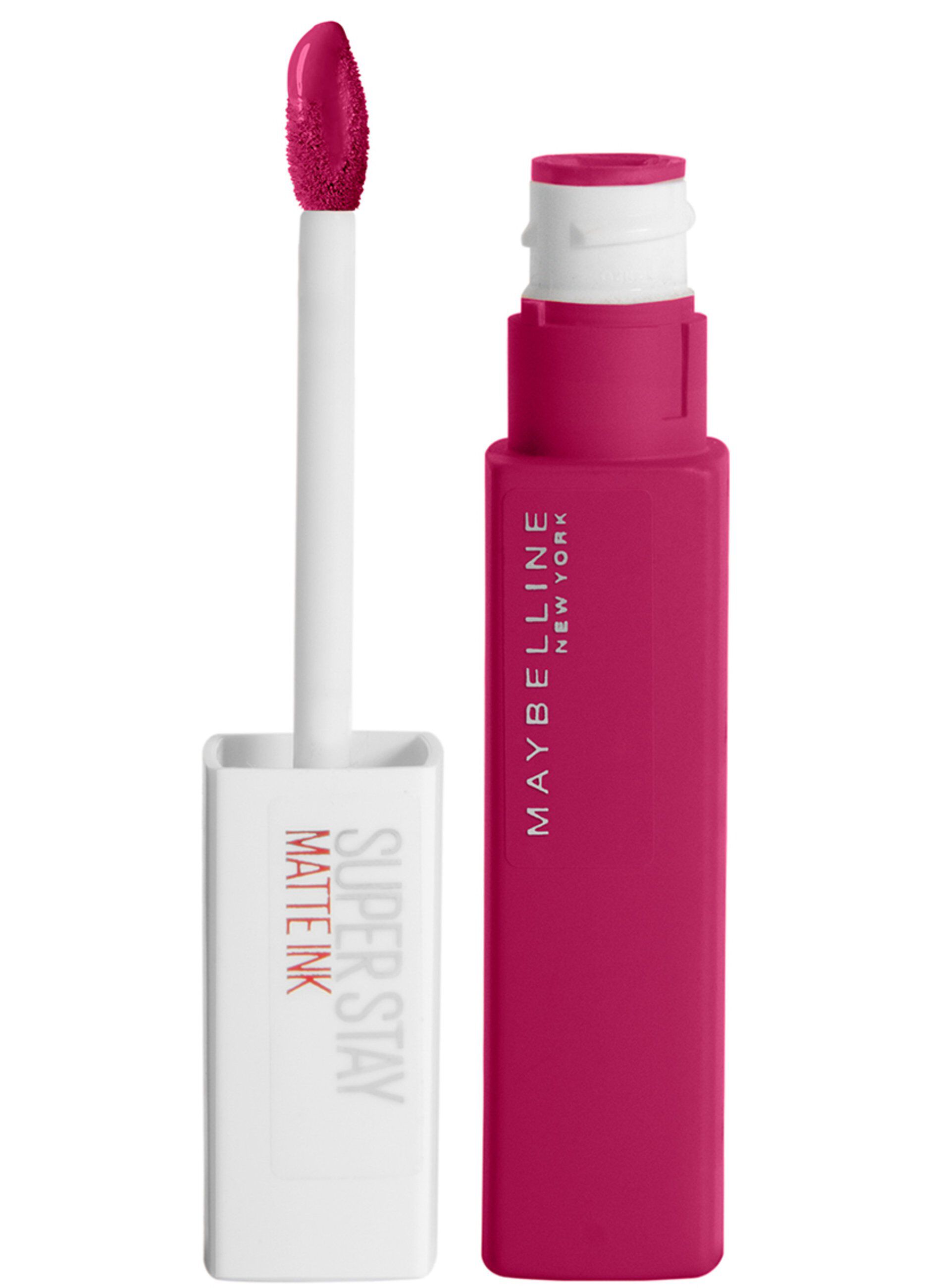 Maybelline New York Tinta Labbra SuperStay Matte Ink, Rossetto Matte Liquido a Lunga Tenuta, Artist (120), 5 ml.